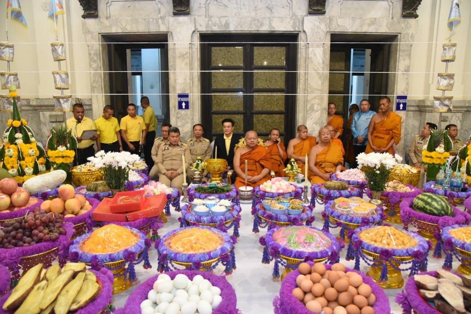 พช.ฉะเชิงเทรา ร่วมพิธีบวงสรวงเพื่อความเป็นสิริมงคล โครงการบูรณปฏิสังขรณ์พระอุโบสถวัดโสธรวราราม วรวิหาร