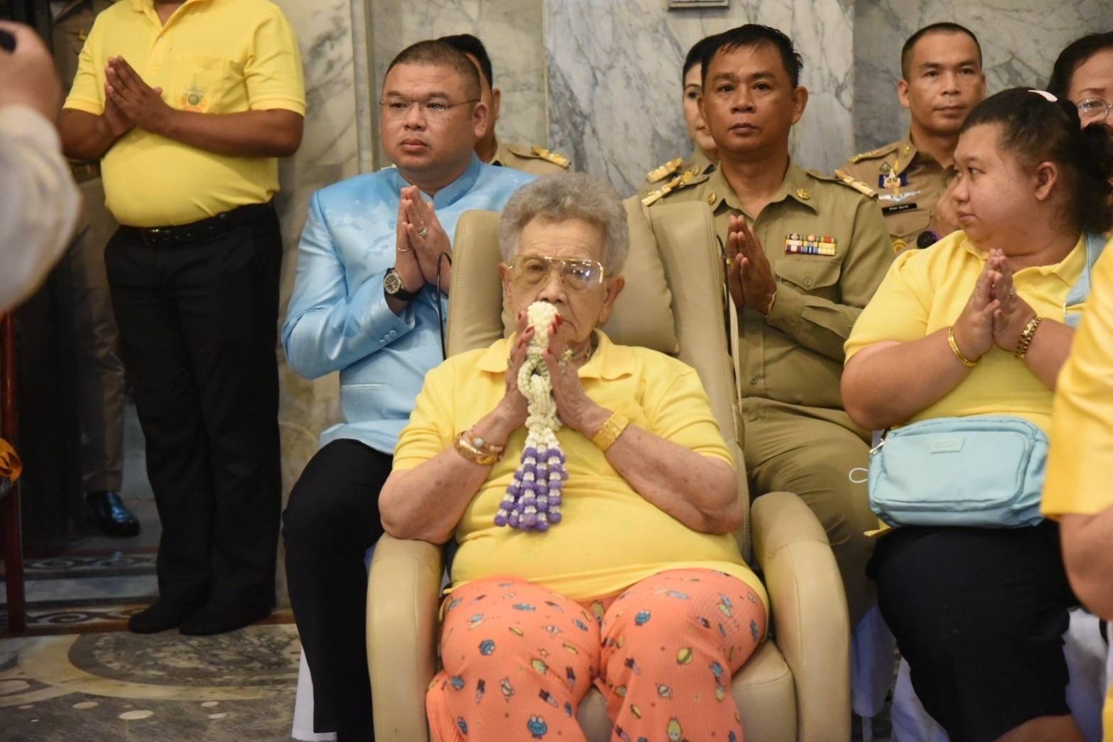 พช.ฉะเชิงเทรา ร่วมพิธีบวงสรวงเพื่อความเป็นสิริมงคล โครงการบูรณปฏิสังขรณ์พระอุโบสถวัดโสธรวราราม วรวิหาร