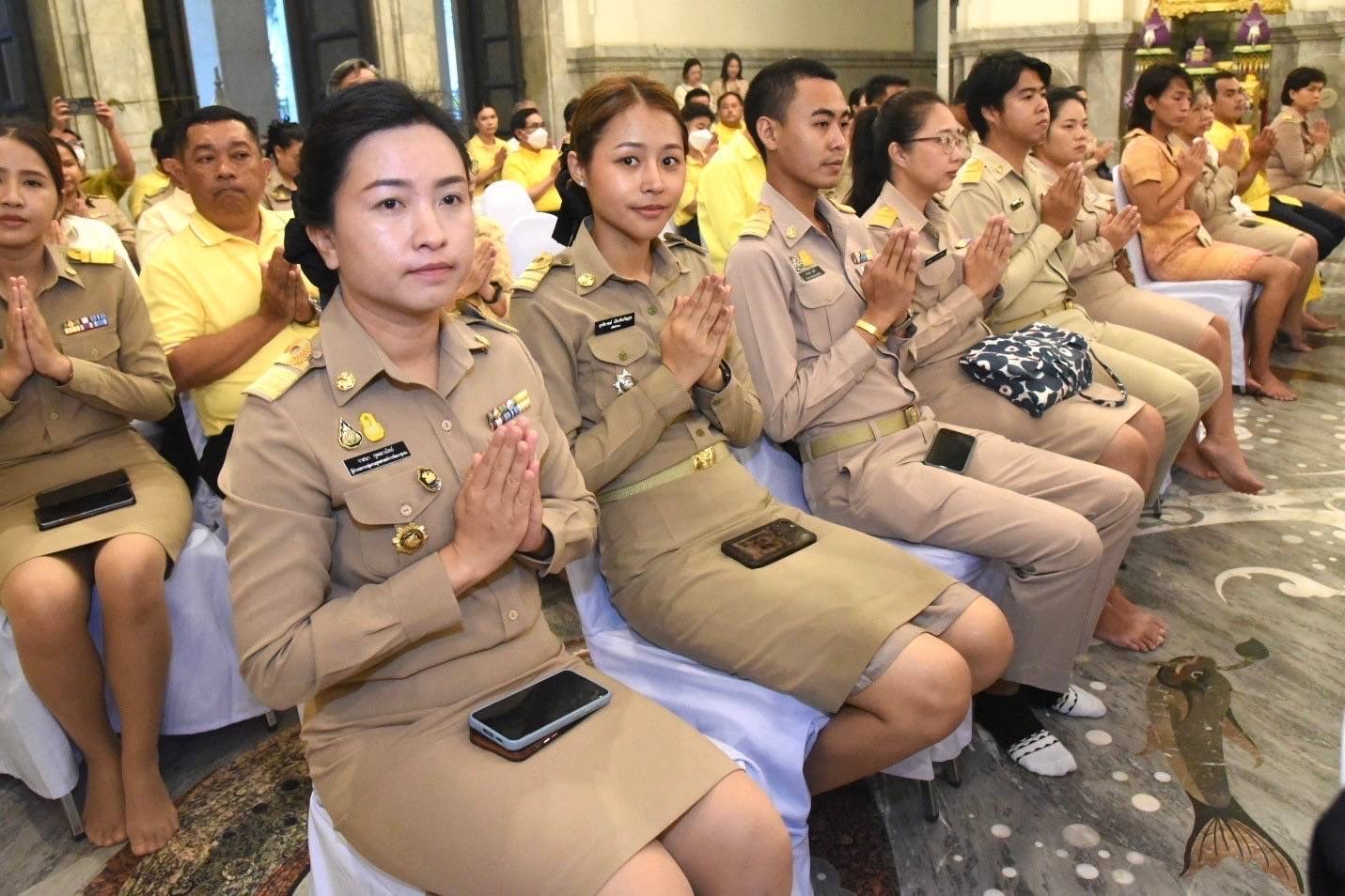 พช.ฉะเชิงเทรา ร่วมพิธีบวงสรวงเพื่อความเป็นสิริมงคล โครงการบูรณปฏิสังขรณ์พระอุโบสถวัดโสธรวราราม วรวิหาร