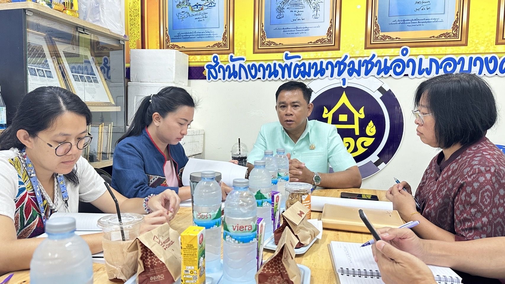 พช. ฉะเชิงเทรา ลงพื้นที่นิเทศ สำนักงานพัฒนาชุมชนอำเภอบางคล้า