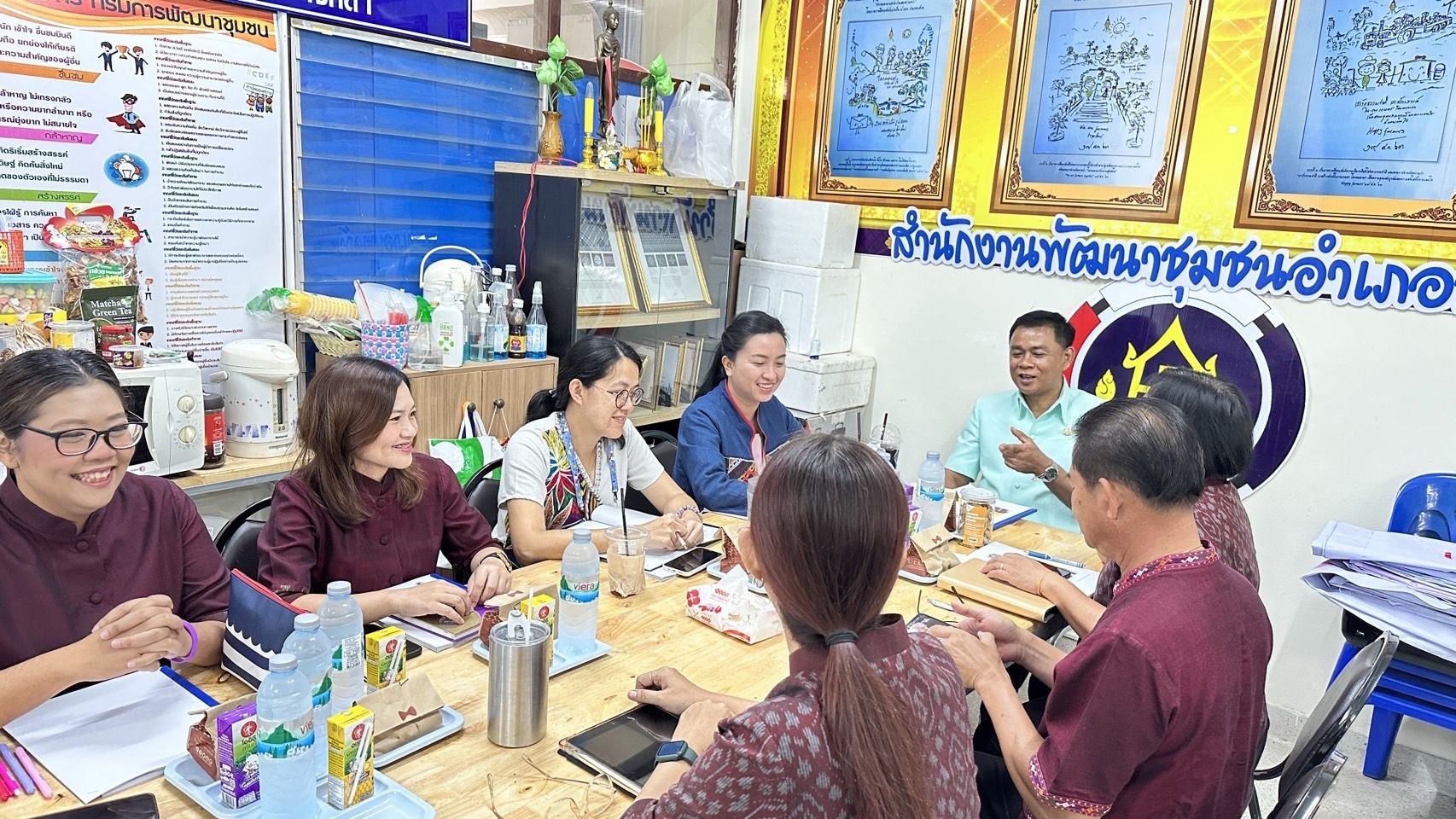 พช. ฉะเชิงเทรา ลงพื้นที่นิเทศ สำนักงานพัฒนาชุมชนอำเภอบางคล้า