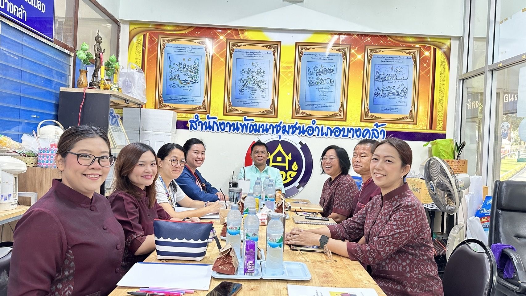 พช. ฉะเชิงเทรา ลงพื้นที่นิเทศ สำนักงานพัฒนาชุมชนอำเภอบางคล้า