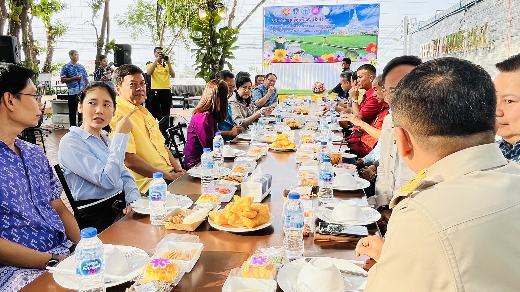 พช. ฉะเชิงเทรา ร่วมประชุมสภากาแฟ ประจำปีงบประมาณ พ.ศ.2567