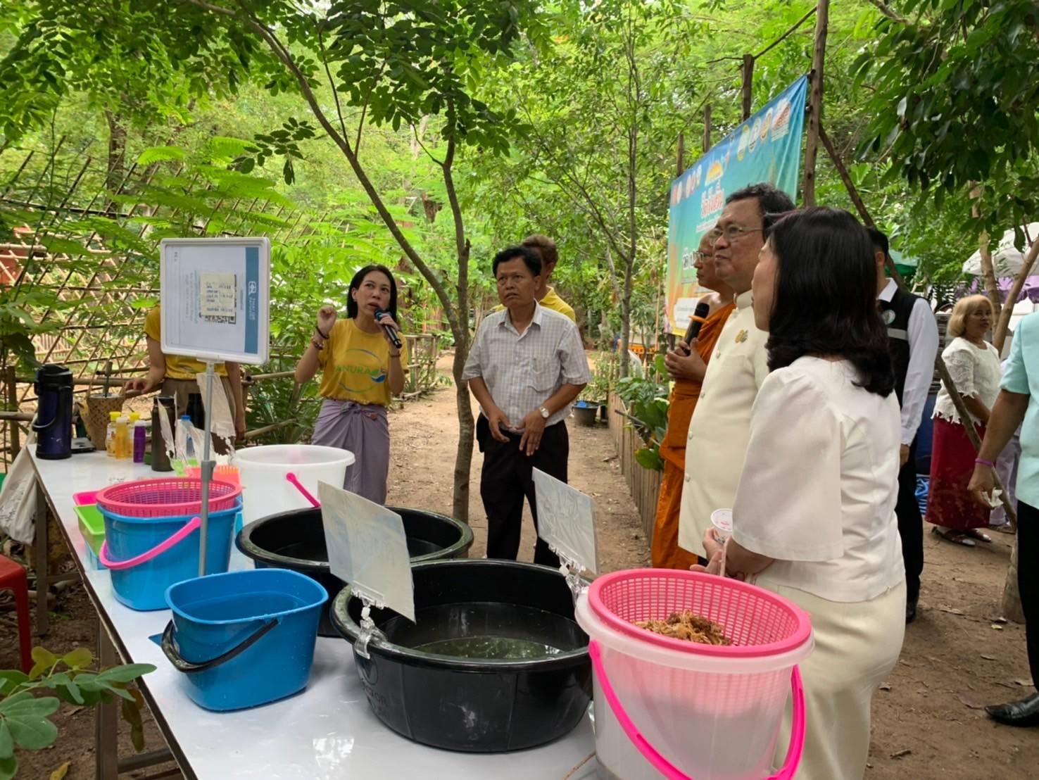 พช.ฉะเชิงเทรา ร่วมกับเครือข่ายโคก หนอง นา จังหวัดฉะเชิงเทรา จัดกิจกรรม “ตลาดสีเขียว โคก หนอง นา ฉะเชิงเทรา”