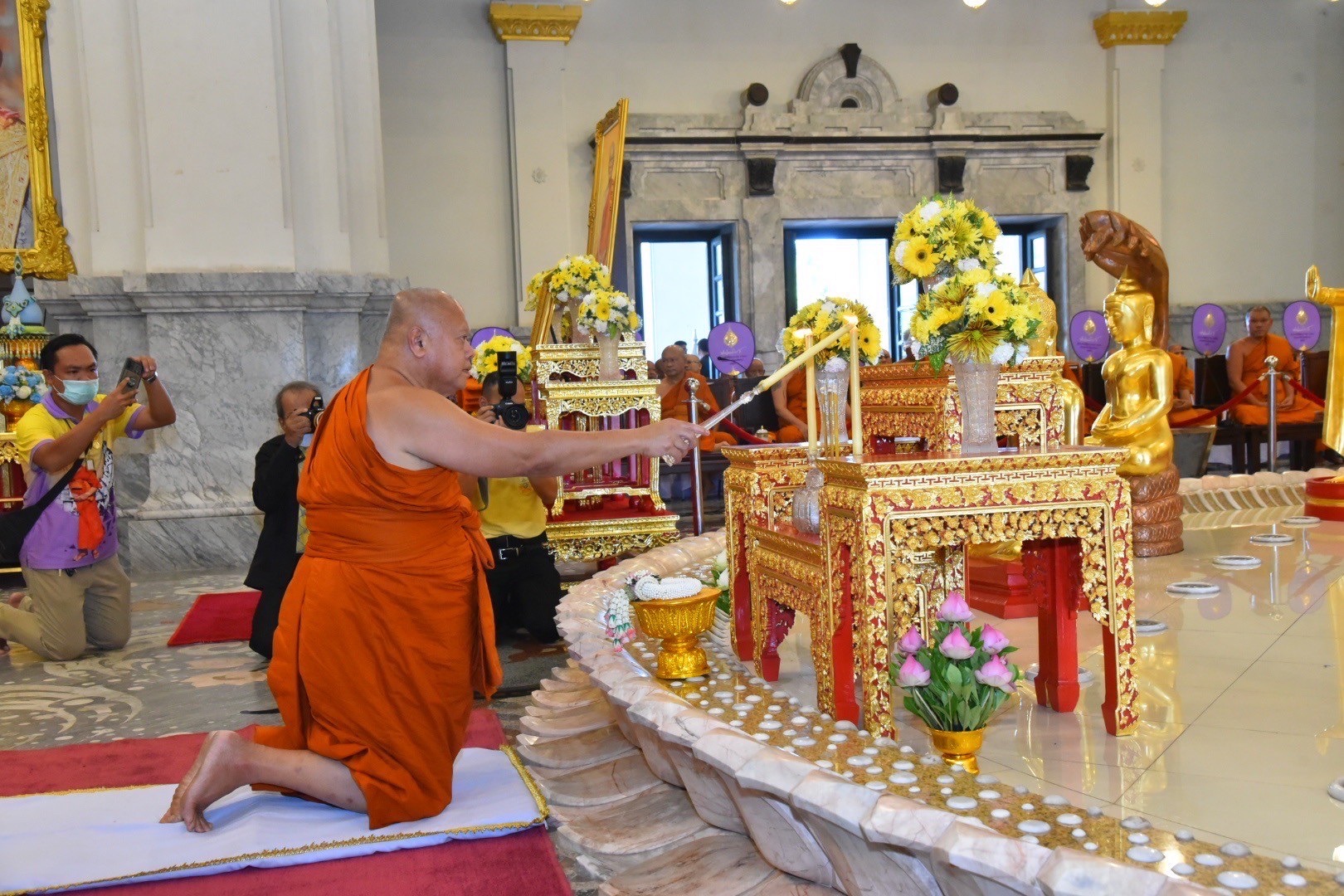 พช. ฉะเชิงเทรา ร่วมพิธีต้อนรับพระบัญชาสมเด็จพระสังฆราช แต่งตั้ง พระเทพภาวนาวชิรคุณ วิ. (ศิริวัฒน์ สิริวฑฒโน) เจ้าอาวาสวัดโสธรวราราม วรวิหาร เจ้าคณะจังหวัดฉะเชิงเทรา ดำรงตำแหน่ง พระอุปัชฌาย์ วิสามัญ