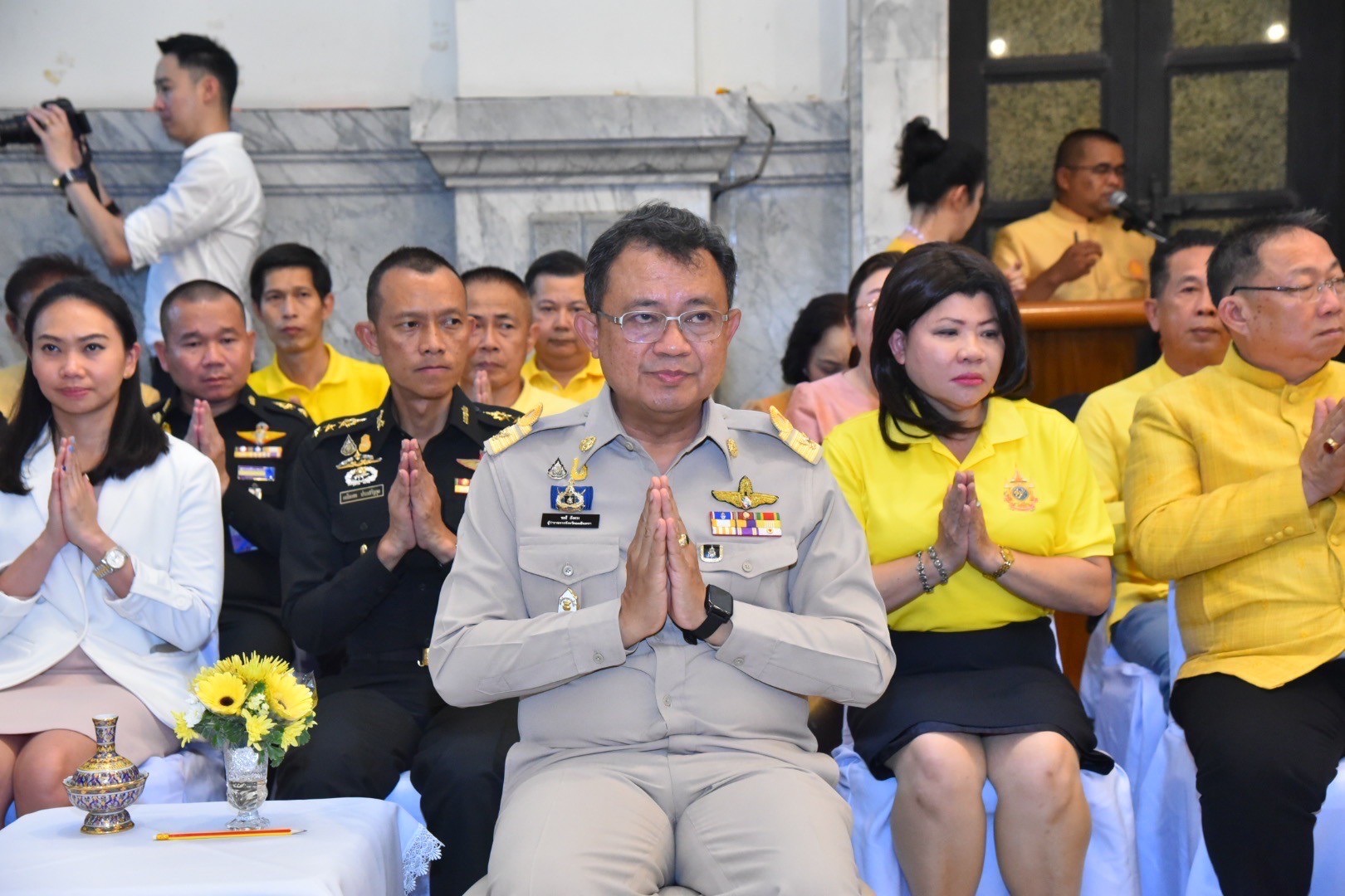 พช. ฉะเชิงเทรา ร่วมพิธีต้อนรับพระบัญชาสมเด็จพระสังฆราช แต่งตั้ง พระเทพภาวนาวชิรคุณ วิ. (ศิริวัฒน์ สิริวฑฒโน) เจ้าอาวาสวัดโสธรวราราม วรวิหาร เจ้าคณะจังหวัดฉะเชิงเทรา ดำรงตำแหน่ง พระอุปัชฌาย์ วิสามัญ