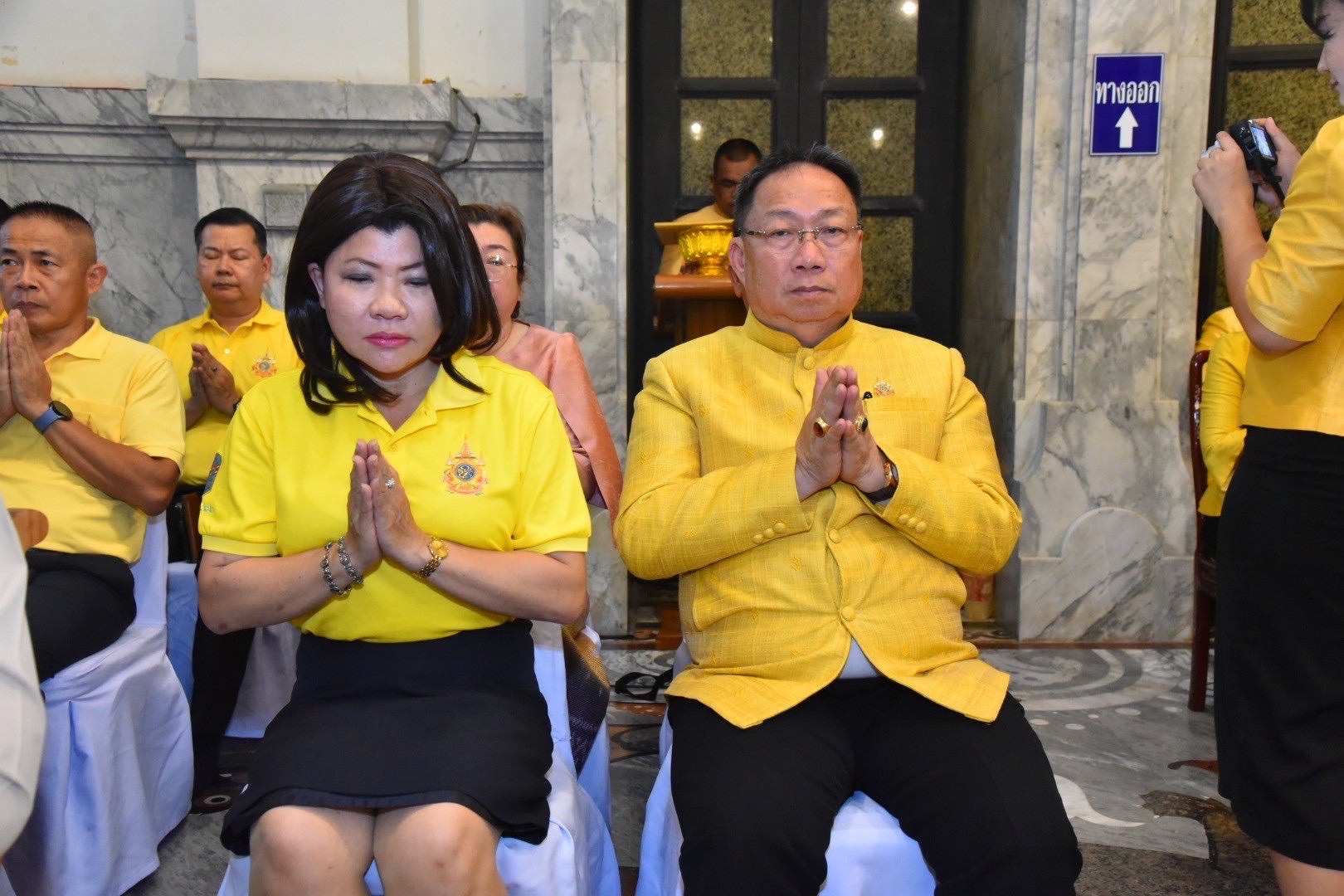 พช. ฉะเชิงเทรา ร่วมพิธีต้อนรับพระบัญชาสมเด็จพระสังฆราช แต่งตั้ง พระเทพภาวนาวชิรคุณ วิ. (ศิริวัฒน์ สิริวฑฒโน) เจ้าอาวาสวัดโสธรวราราม วรวิหาร เจ้าคณะจังหวัดฉะเชิงเทรา ดำรงตำแหน่ง พระอุปัชฌาย์ วิสามัญ