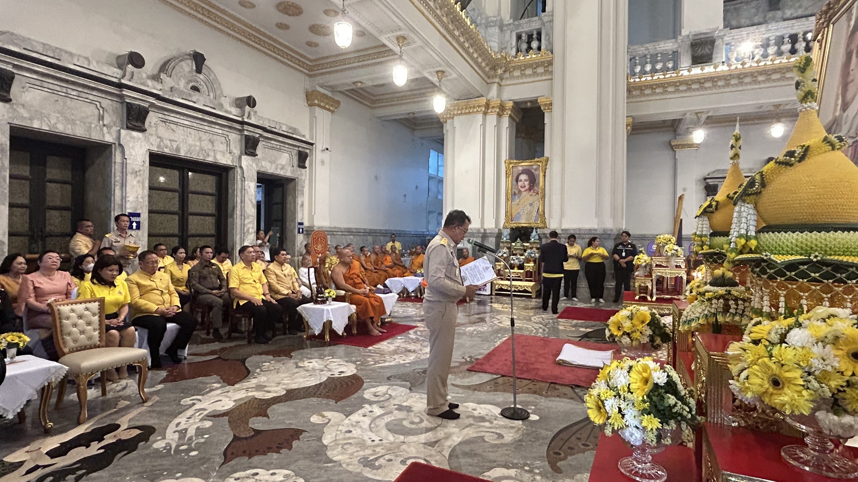 พช. ฉะเชิงเทรา ร่วมพิธีต้อนรับพระบัญชาสมเด็จพระสังฆราช แต่งตั้ง พระเทพภาวนาวชิรคุณ วิ. (ศิริวัฒน์ สิริวฑฒโน) เจ้าอาวาสวัดโสธรวราราม วรวิหาร เจ้าคณะจังหวัดฉะเชิงเทรา ดำรงตำแหน่ง พระอุปัชฌาย์ วิสามัญ