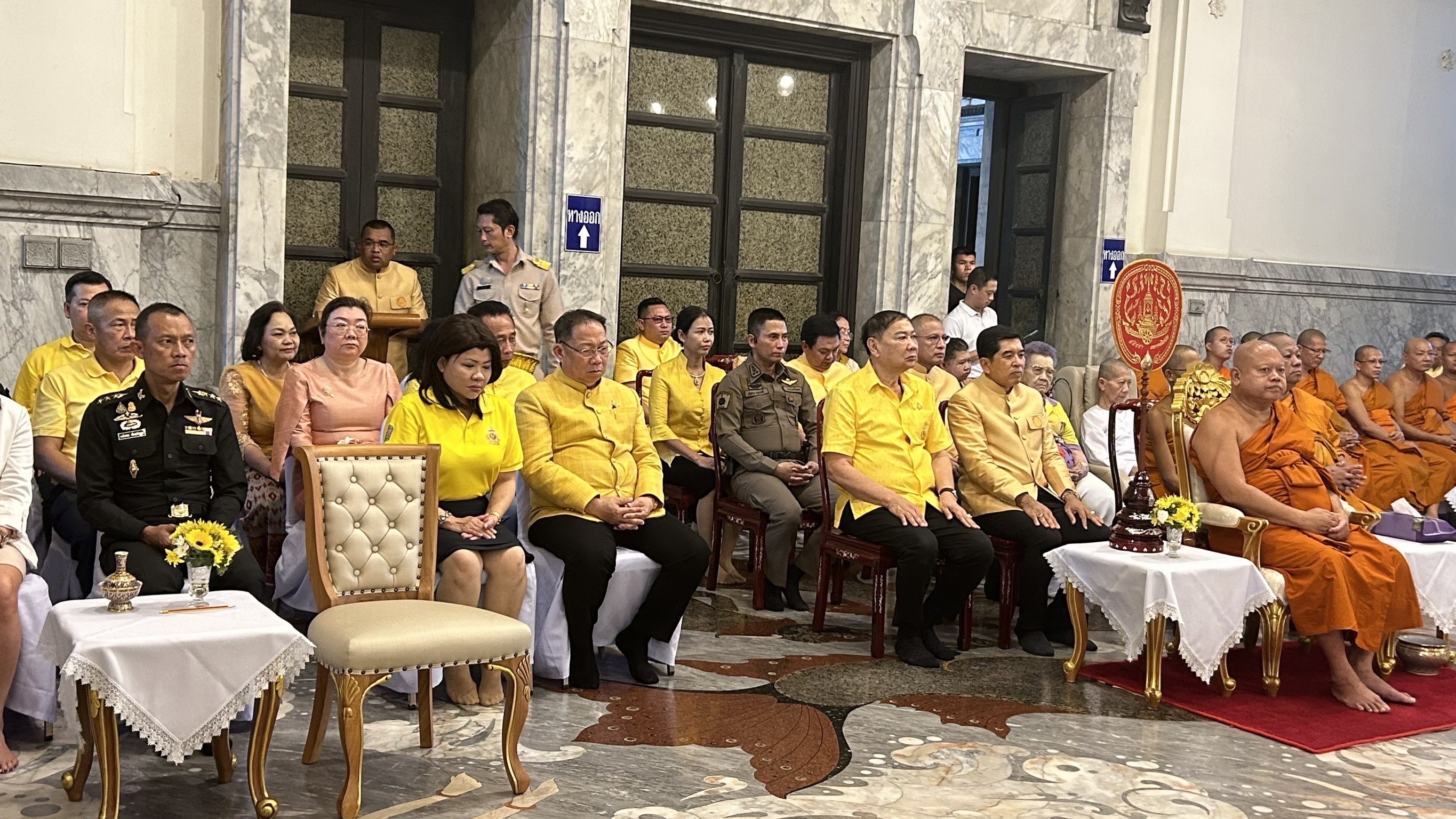 พช. ฉะเชิงเทรา ร่วมพิธีต้อนรับพระบัญชาสมเด็จพระสังฆราช แต่งตั้ง พระเทพภาวนาวชิรคุณ วิ. (ศิริวัฒน์ สิริวฑฒโน) เจ้าอาวาสวัดโสธรวราราม วรวิหาร เจ้าคณะจังหวัดฉะเชิงเทรา ดำรงตำแหน่ง พระอุปัชฌาย์ วิสามัญ