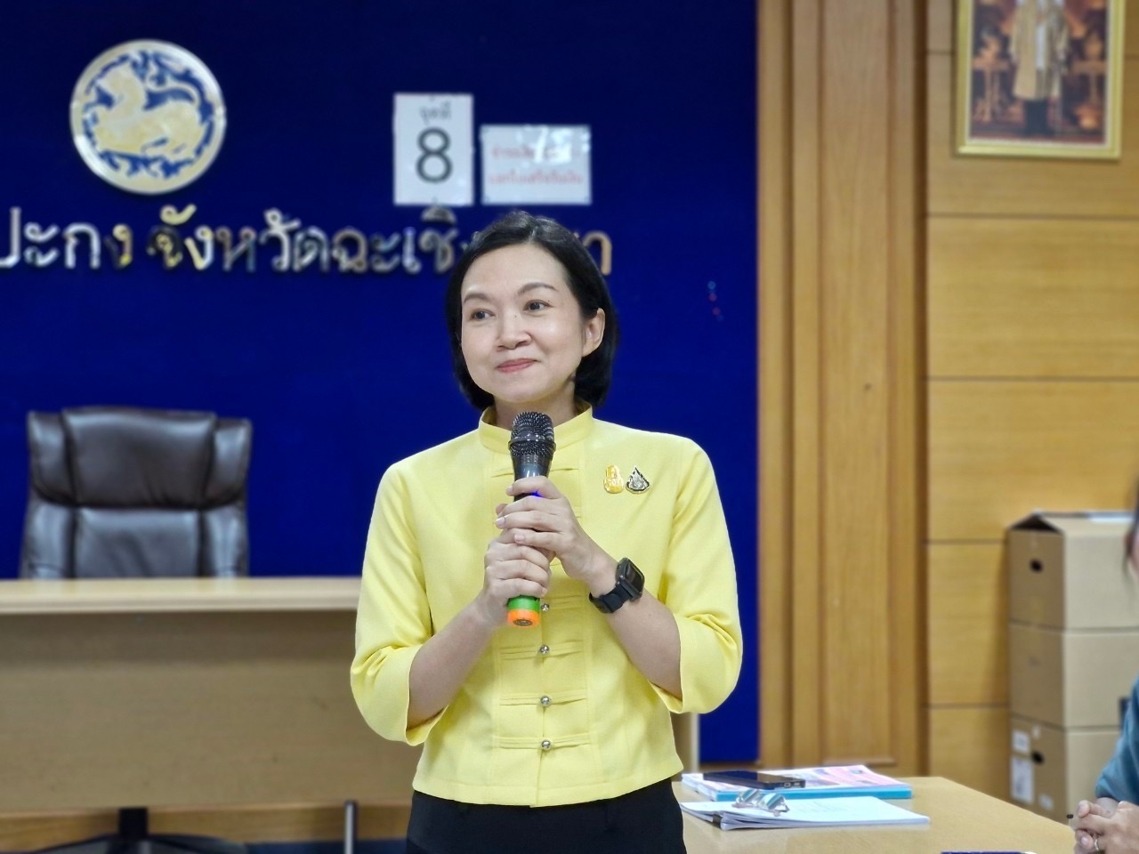 พช. ฉะเชิงเทรา ดำเนินโครงการเชิดชูเกียรติคนกองทุนพัฒนาบทบาทสตรี ประจำปี 2567 และ การประกวดหมู่บ้านกองทุนแม่ของแผ่นดินดีเด่นระดับจังหวัด ประจำปีงบประมาณ พ.ศ. 2567