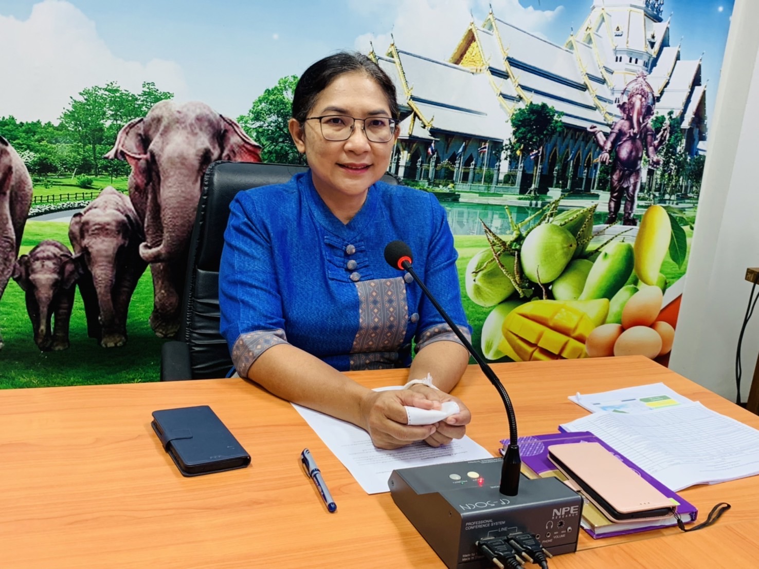 พช. ฉะเชิงเทรา ประชุมเตรียมความพร้อมงาน OTOP Midyear 2024 โซนหมู่บ้านคนรักษ์ช้าง