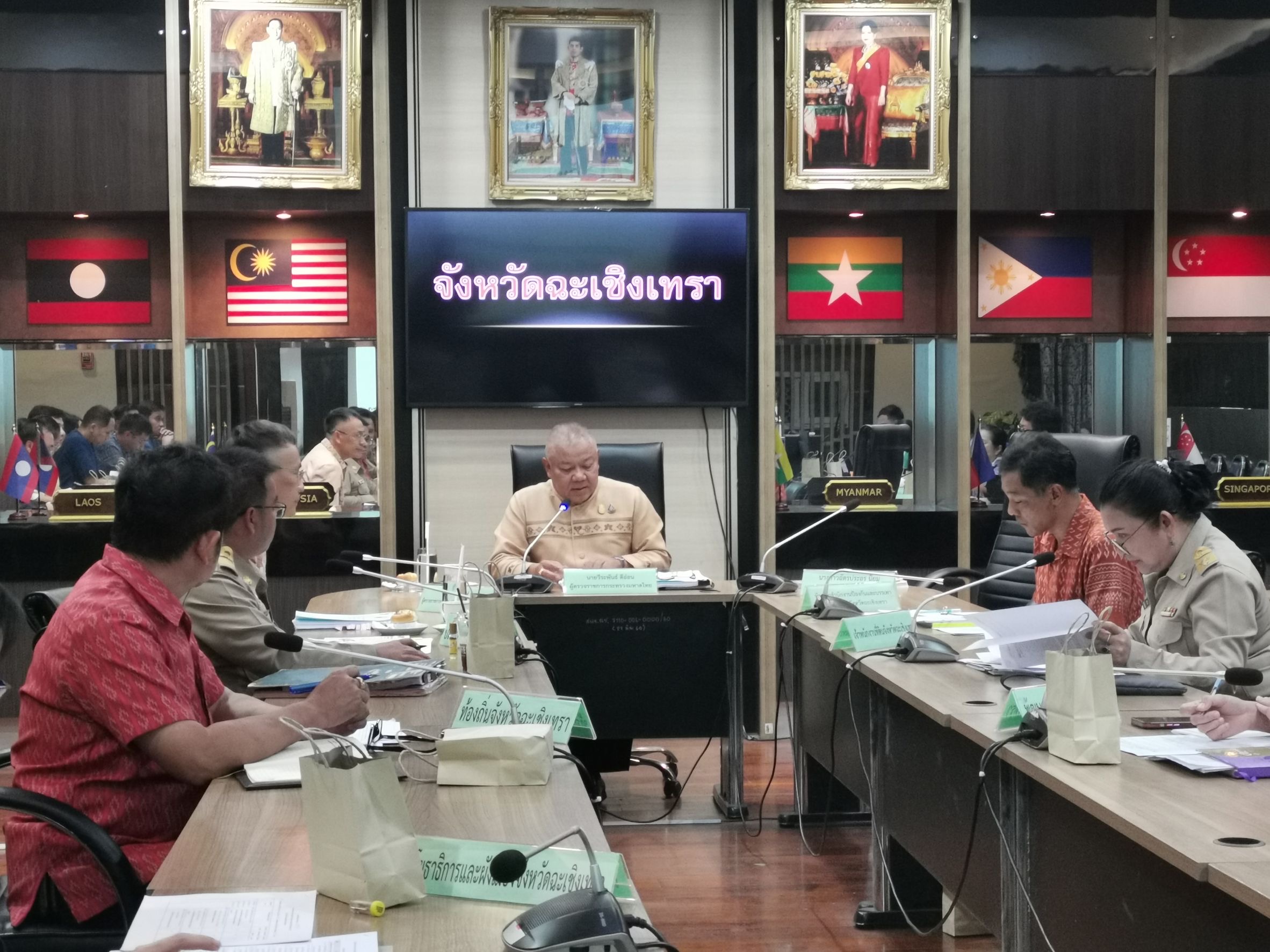 พช.ฉะเชิงเทรา ร่วมประชุมการตรวจราชการในพื้นที่เขตตรวจราชการที่ 8 จังหวัดฉะเชิงเทรา