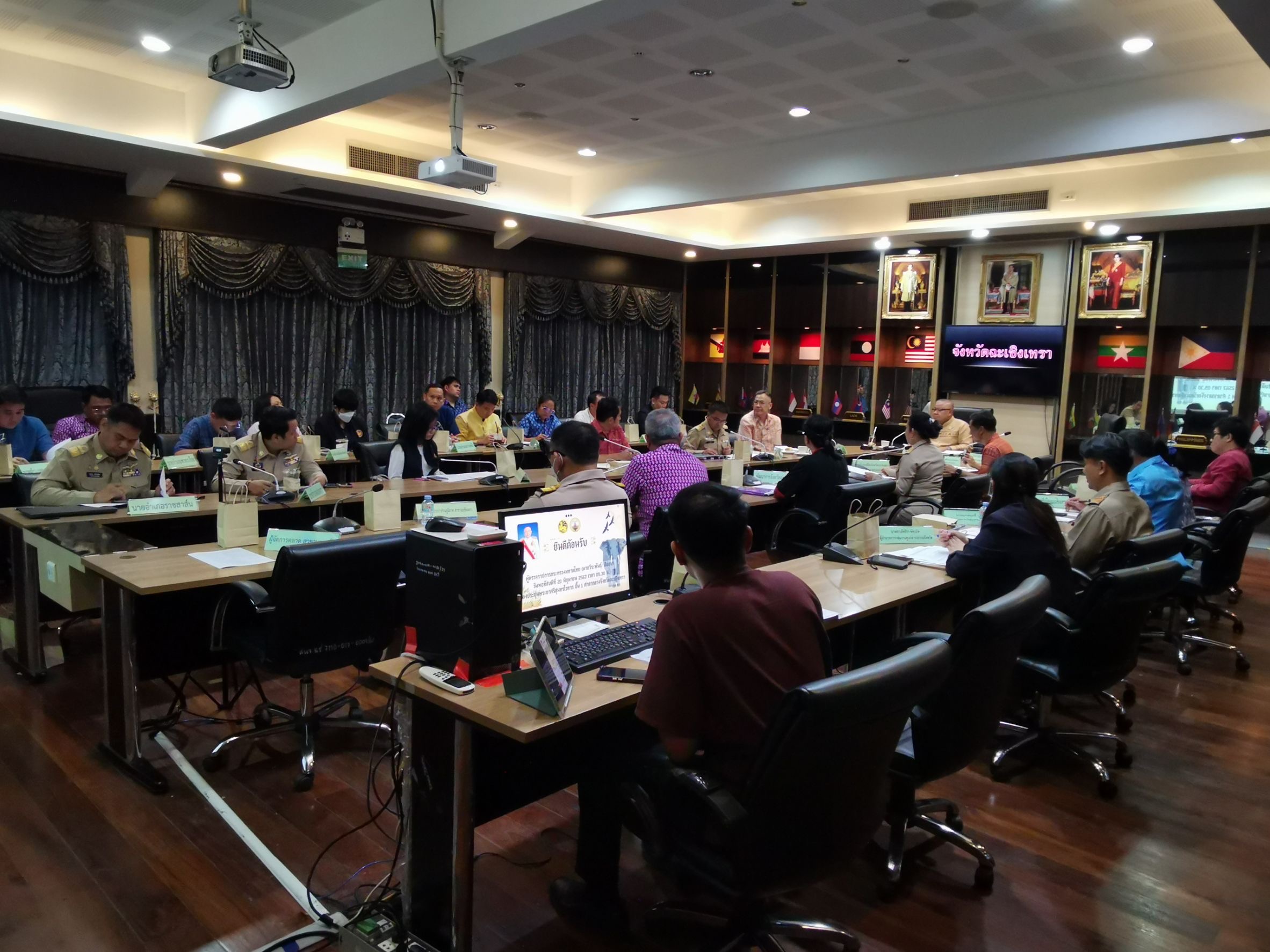 พช.ฉะเชิงเทรา ร่วมประชุมการตรวจราชการในพื้นที่เขตตรวจราชการที่ 8 จังหวัดฉะเชิงเทรา