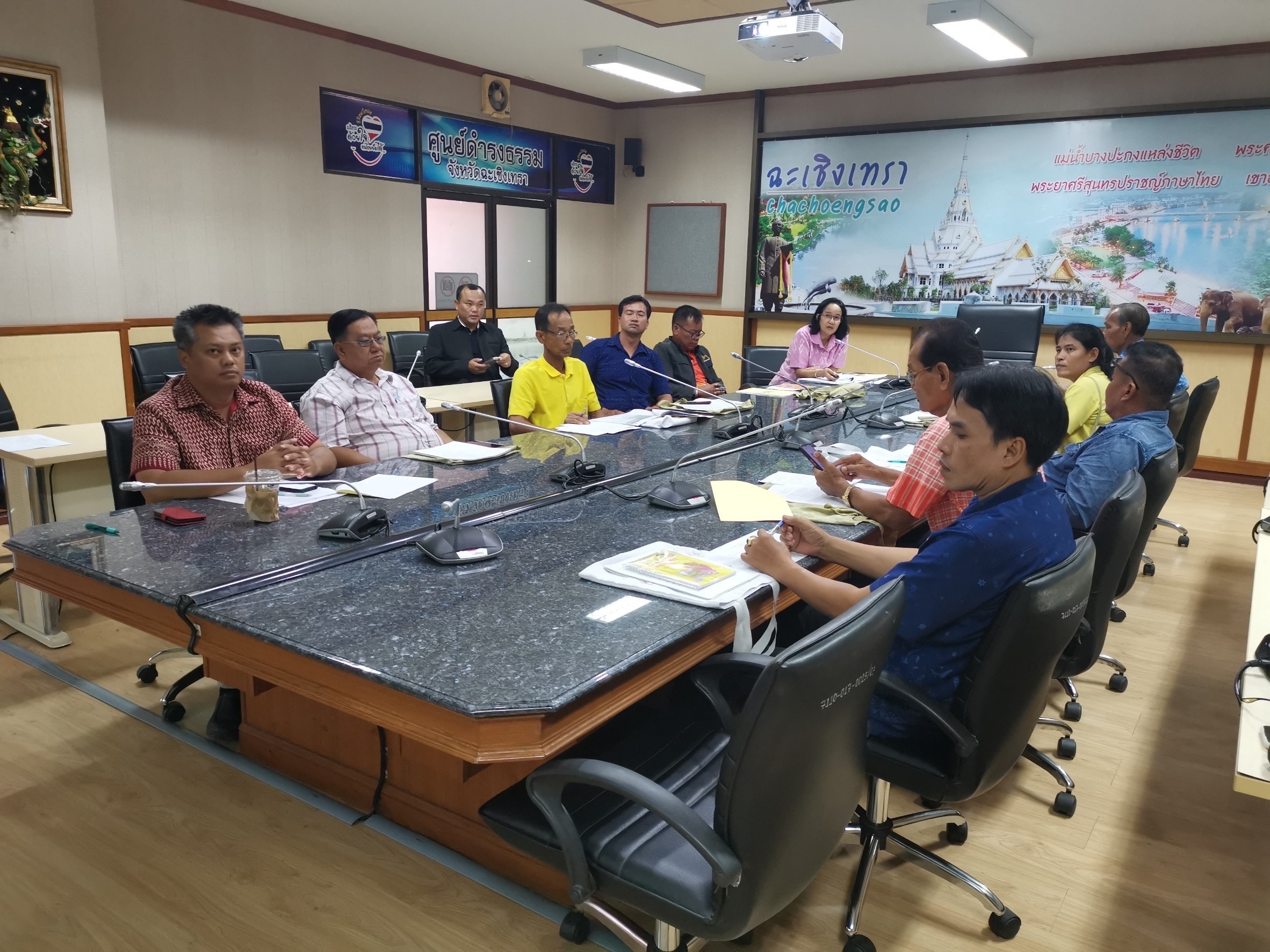 พช. ฉะเชิงเทรา ดำเนินโครงการประชุมเชิงปฏิบัติการส่งเสริมการขับเคลื่อนกิจกรรมตามแผนพัฒนาตำบล