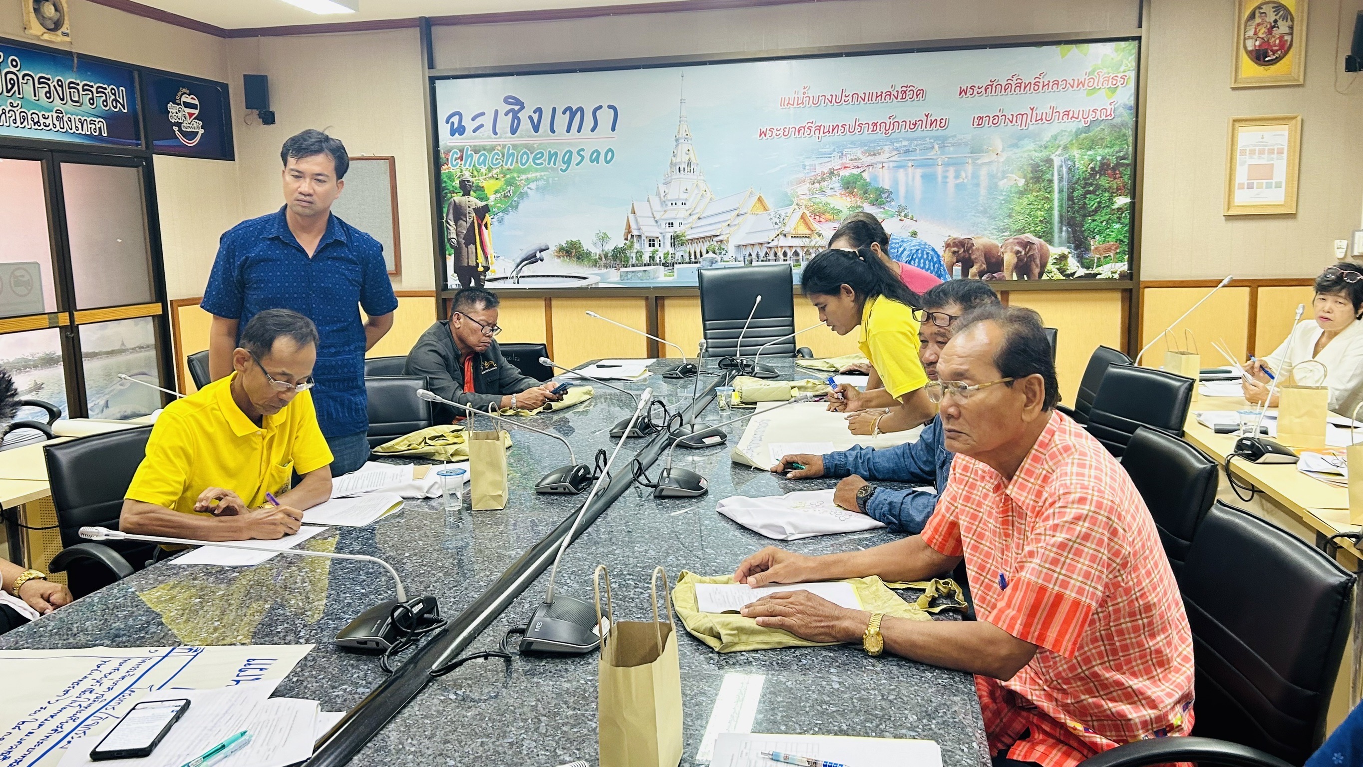 พช. ฉะเชิงเทรา ดำเนินโครงการประชุมเชิงปฏิบัติการส่งเสริมการขับเคลื่อนกิจกรรมตามแผนพัฒนาตำบล