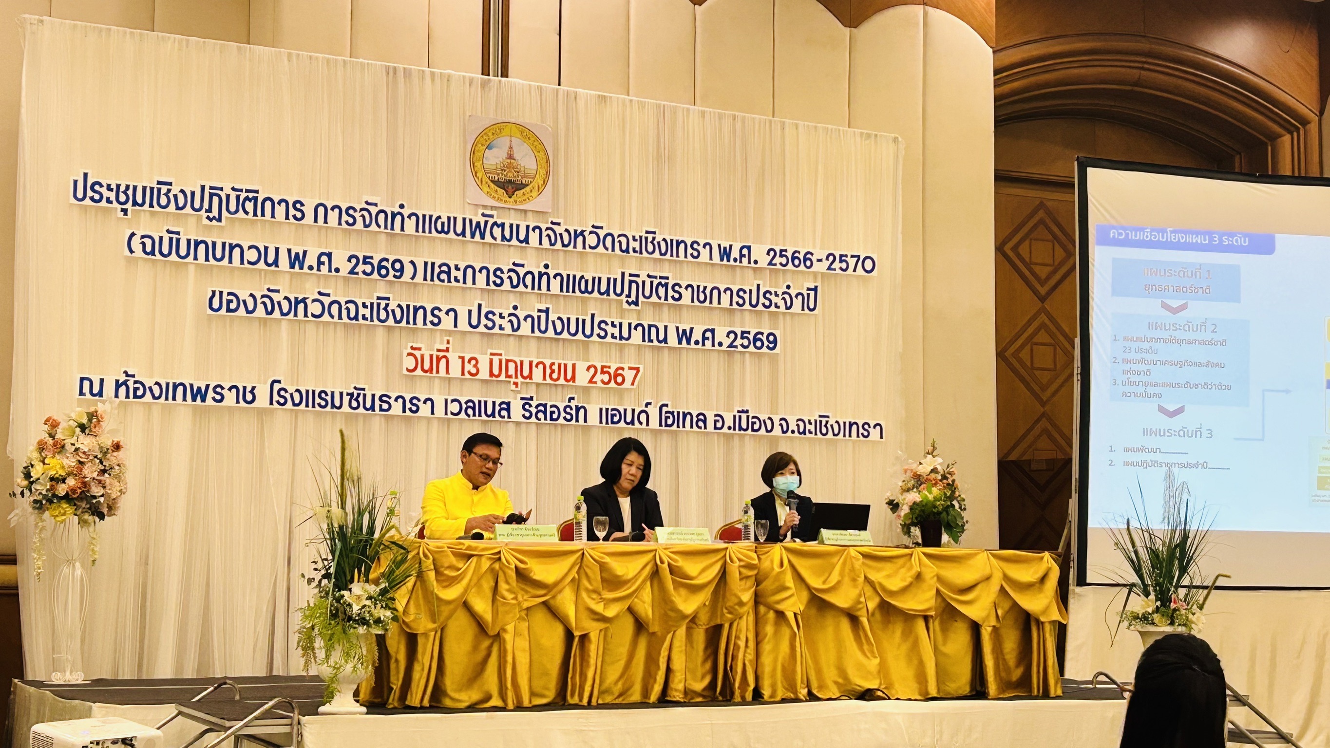 พช. ฉะเชิงเทรา ร่วมประชุมเชิงปฏิบัติการการจัดทำแผนพัฒนาจังหวัดฉะเชิงเทรา พ.ศ.2566-2570 (ฉบับทบทวน) และการจัดทำแผนปฏิบัติราชการประจำปีของจังหวัด ประตำปีงบประมาณ พ.ศ.2569