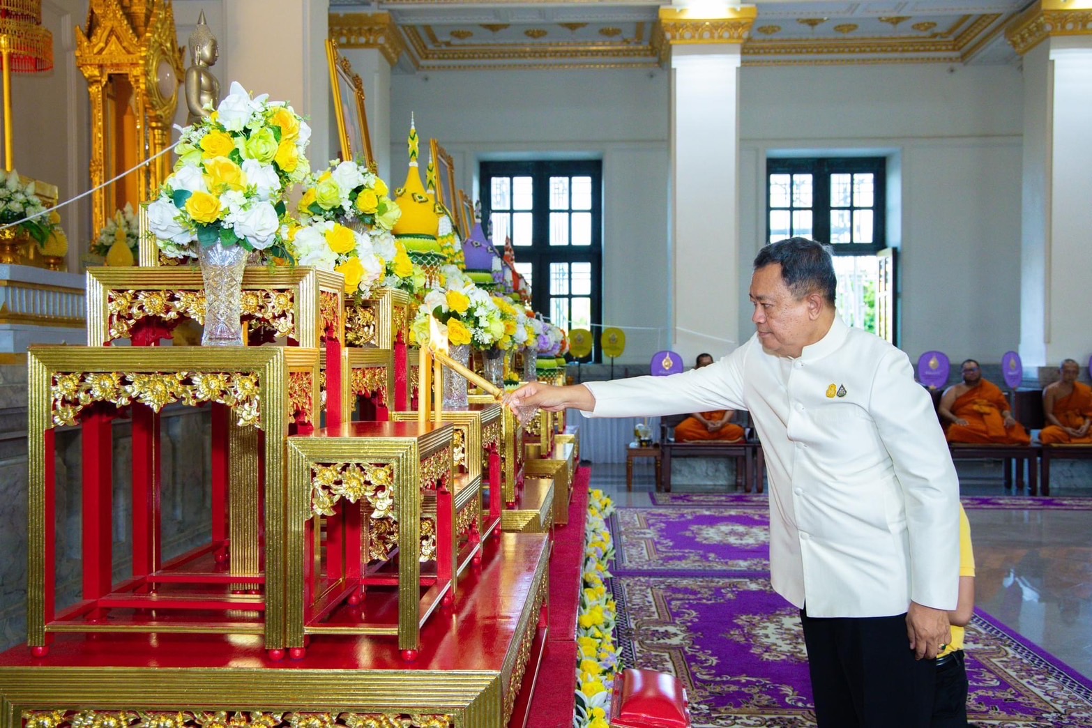พช. ฉะเชิงเทรา ร่วมพิธีเจริญพระพุทธมนต์ เจริญจิตภาวนา เฉลิมพระเกียรติถวายพระพรชัยมงคลแด่ พระบาทสมเด็จพระเจ้าอยู่หัว และพระบรมวงศานุวงศ์ทุกพระองค์ เนื่องในโอกาสวันมหามงคลเฉลิมพระชนมพรรษา 6 รอบ 28 กรกฎาคม 2567