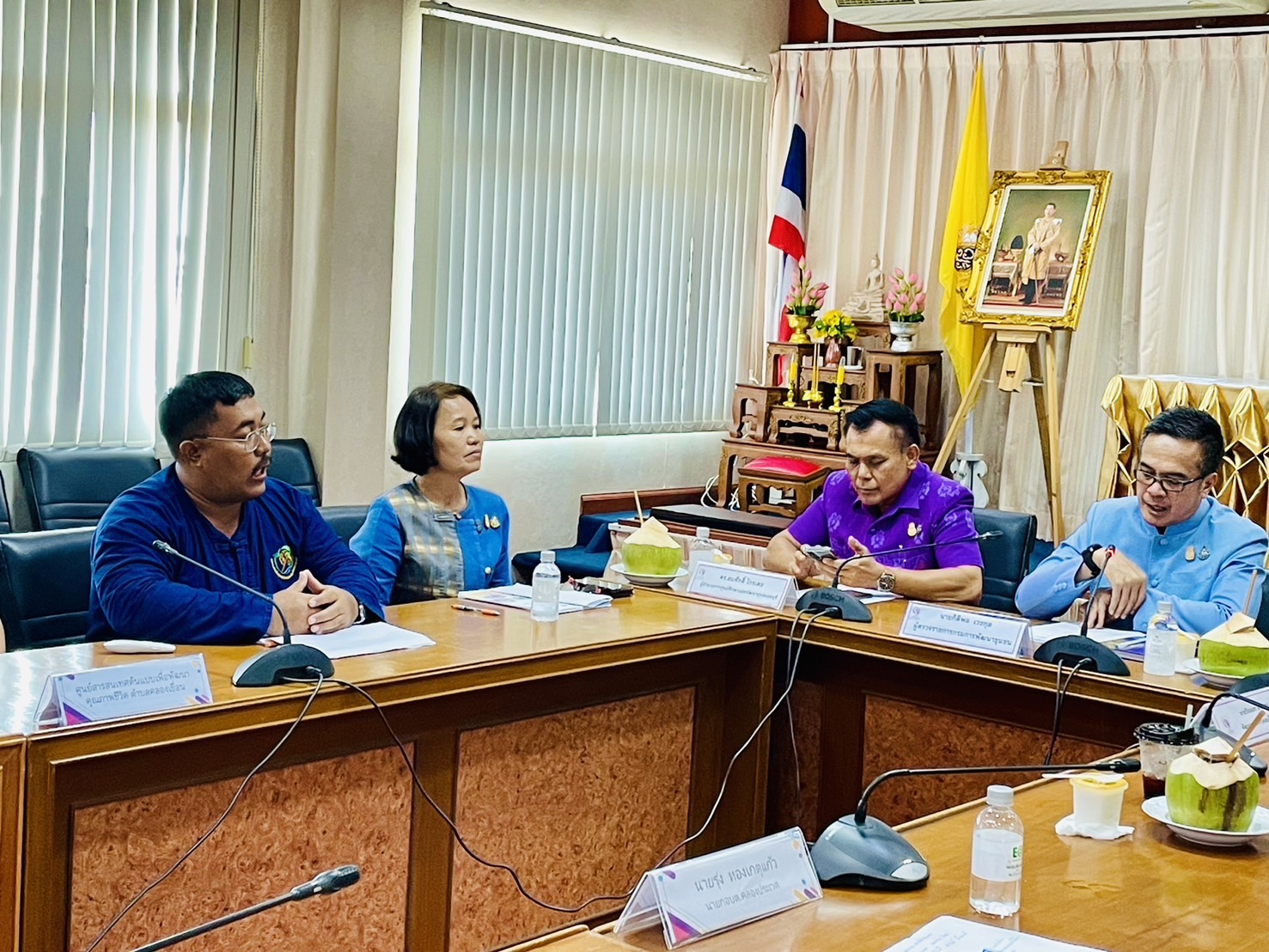 พช.แปดริ้วรับการตรวจประเมินความพร้อมการจัดตั้งสารสนเทศตำบลต้นแบบเพื่อพัฒนาคุณภาพชีวิต ระดับเขตตรวจราชการ ประจำปีงบประมาณ พ.ศ. 2567