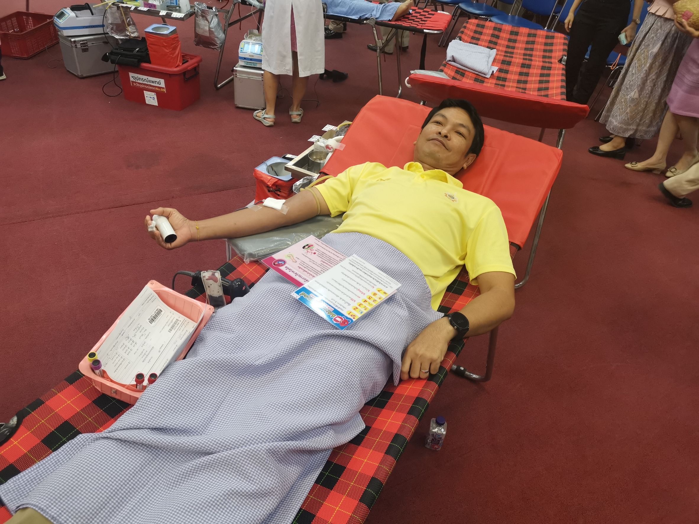 พช. แปดริ้ว ร่วมบริจาคโลหิตถวายเป็นพระราชกุศล ครั้งที่ 3/2567