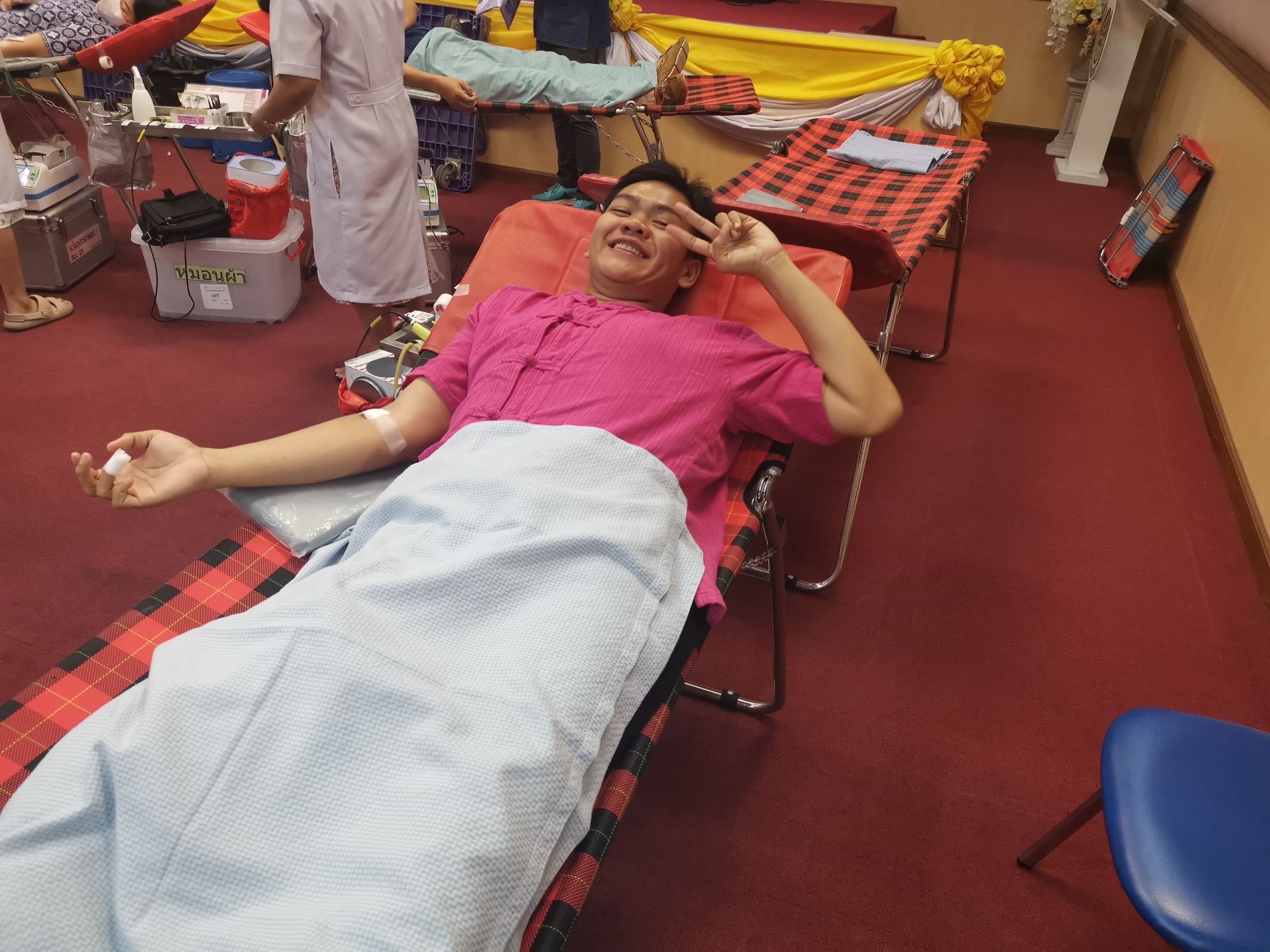 พช. แปดริ้ว ร่วมบริจาคโลหิตถวายเป็นพระราชกุศล ครั้งที่ 3/2567