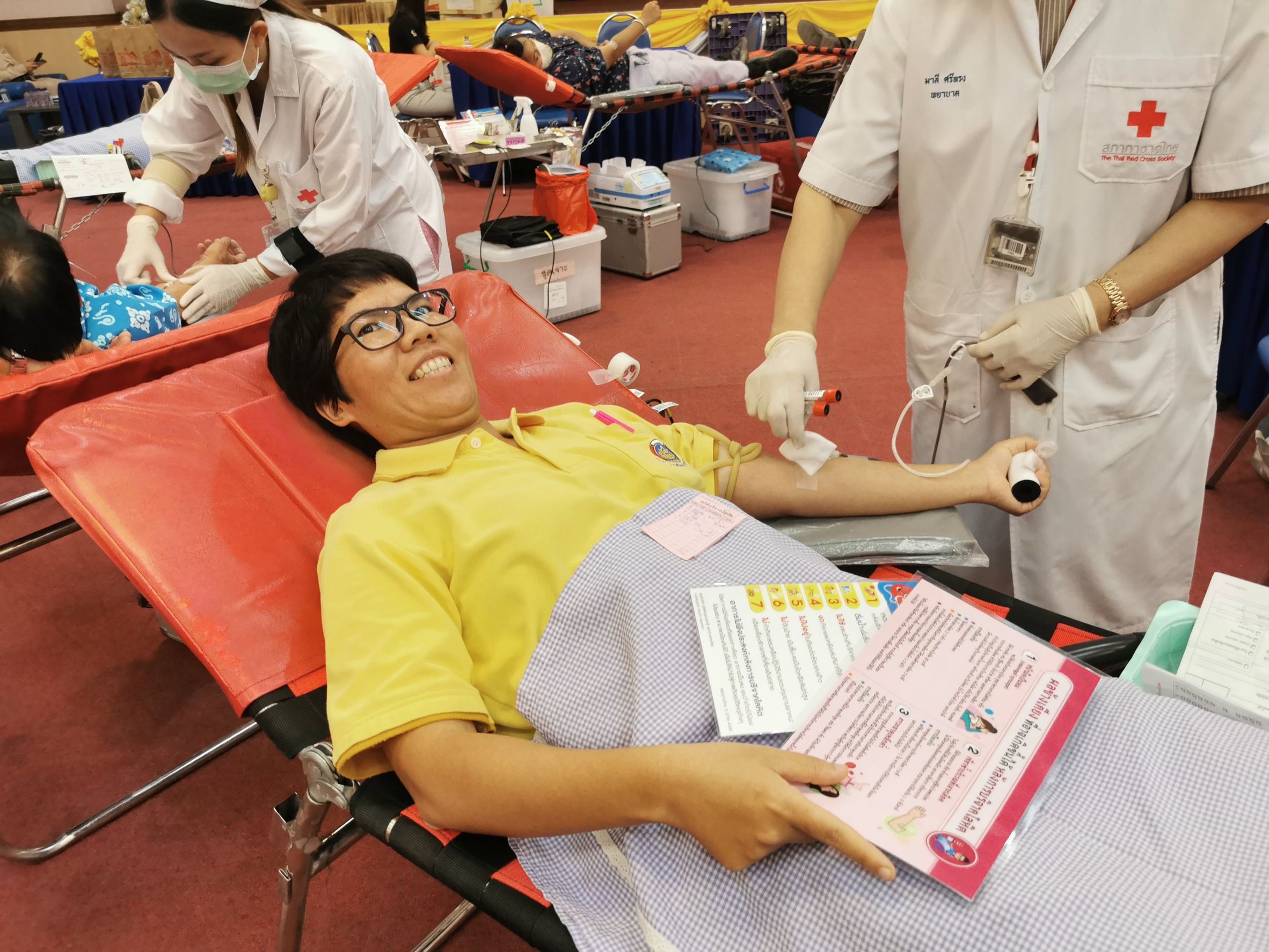 พช. แปดริ้ว ร่วมบริจาคโลหิตถวายเป็นพระราชกุศล ครั้งที่ 3/2567