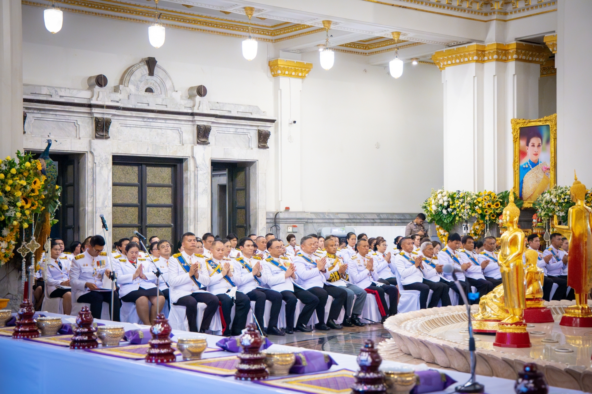 พช. ฉะเชิงเทรา ร่วมพิธีจัดทำน้ำพระพุทธมนต์ศักดิ์สิทธิ์ของจังหวัด งานเฉลิมพระเกียรติพระบาทสมเด็จพระเจ้าอยู่หัว เนื่องในโอกาสมหามงคลเฉลิมพระชนมพรรษา 6 รอบ 28 กรกฎาคม 2567