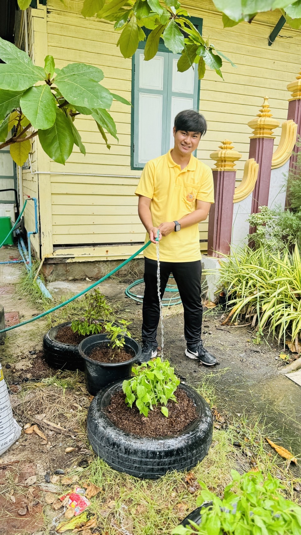 พช.ฉะเชิงเทรา ติดตามการดำเนินโครงการฝึกอบรมการปลูกผักสวนครัว Model 30 ตารางวา ตามหลักปรัชญาของเศรษฐกิจพอเพียง (แค่เอื้อม ก็อิ่ม) จังหวัดฉะเชิงเทรา