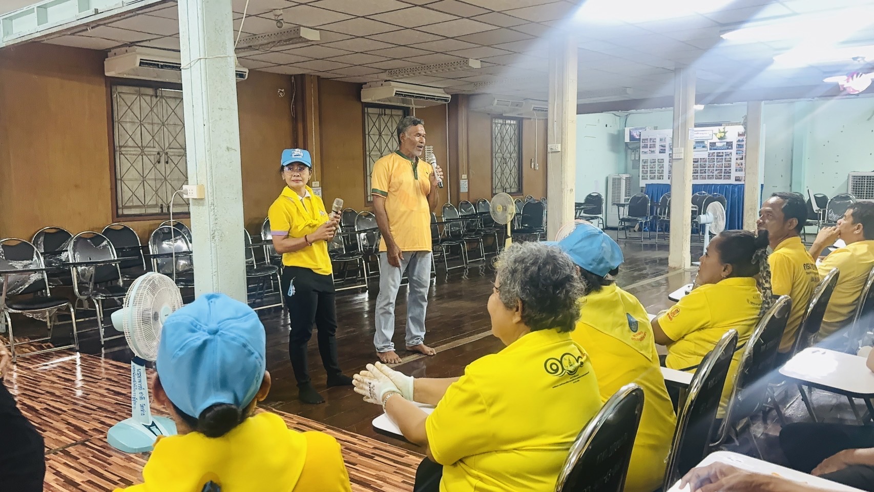 พช.ฉะเชิงเทรา ติดตามการดำเนินโครงการฝึกอบรมการปลูกผักสวนครัว Model 30 ตารางวา ตามหลักปรัชญาของเศรษฐกิจพอเพียง (แค่เอื้อม ก็อิ่ม) จังหวัดฉะเชิงเทรา