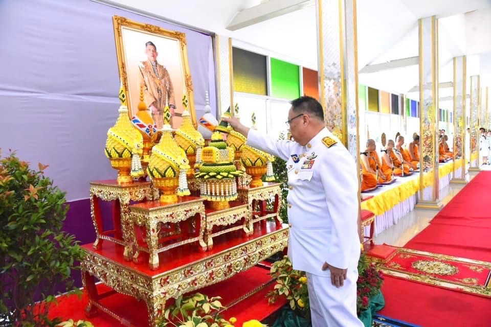 พช.ฉะเชิงเทรา ร่วมทำบุญตักบาตร เนื่องในโอกาสพระราชพิธีมหามงคลเฉลิมพระชนมพรรษา 6 รอบ 28 กรกฎาคม 2567 ที่วัดโสธวรารามวรวิหาร