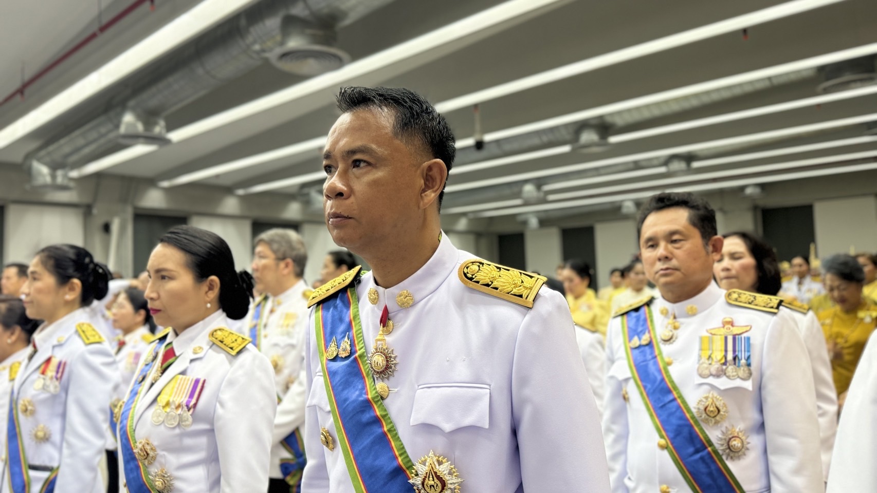 พช.ฉะเชิงเทรา ร่วมงานสโมสรสันนิบาต เฉลิมพระเกียรติ พระบาทสมเด็จพระเจ้าอยู่หัวเนื่องในโอกาสพระราชพิธีมหามงคลเฉลิมพระชนมพรรษา 6 รอบ 28 กรกฎาคม￼ 2567 จังหวัดฉะเชิงเทรา