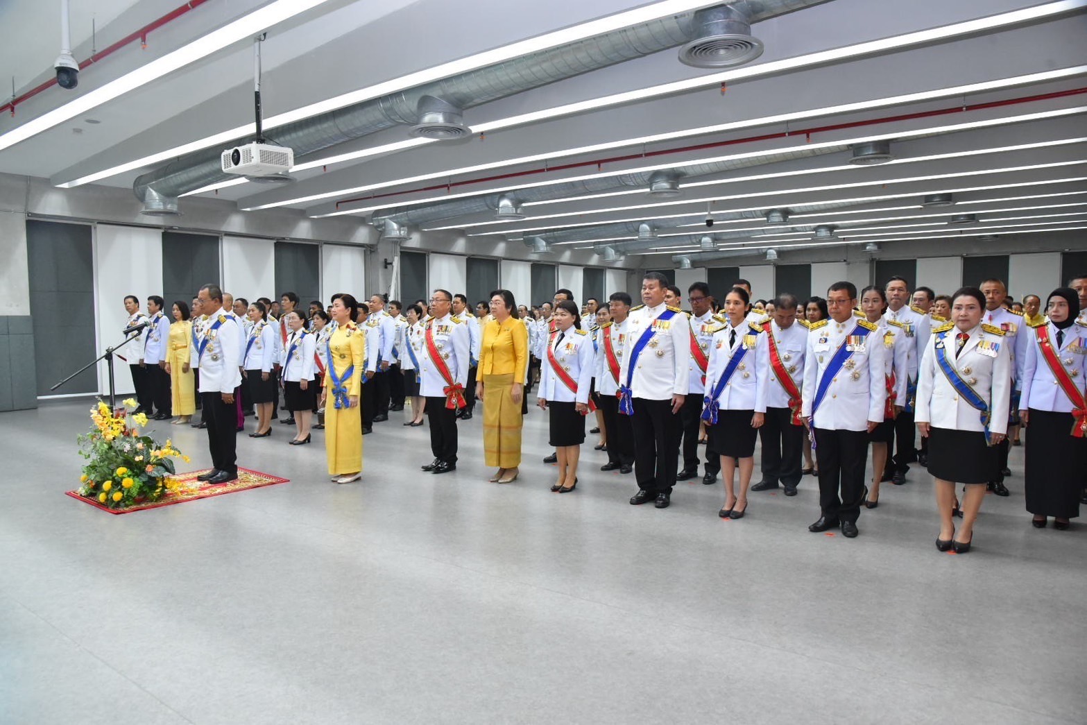 พช.ฉะเชิงเทรา ร่วมงานสโมสรสันนิบาต เฉลิมพระเกียรติ พระบาทสมเด็จพระเจ้าอยู่หัวเนื่องในโอกาสพระราชพิธีมหามงคลเฉลิมพระชนมพรรษา 6 รอบ 28 กรกฎาคม￼ 2567 จังหวัดฉะเชิงเทรา