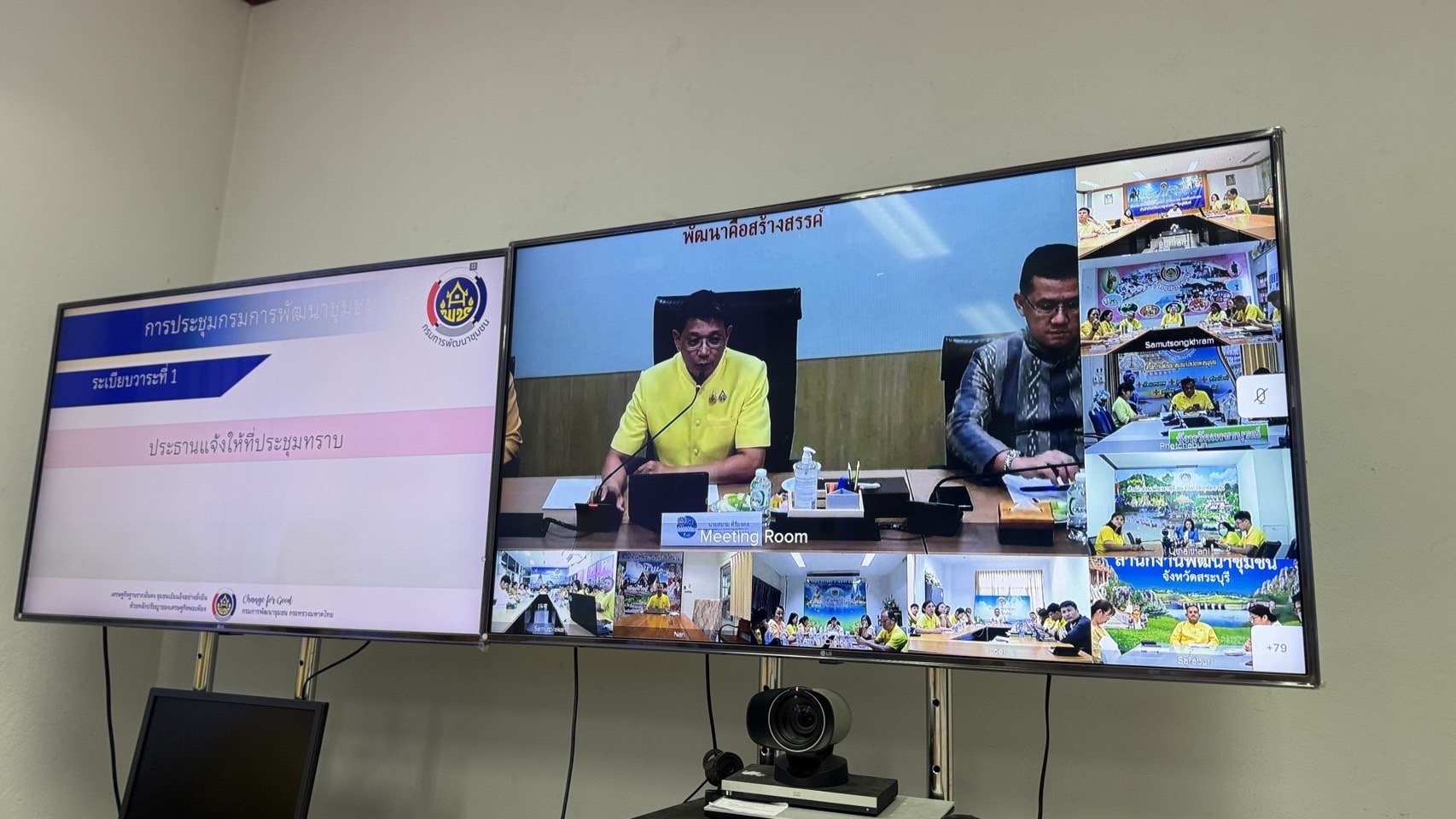 พช. ฉะเชิงเทรา ร่วมประชุมกรมการพัฒนาชุมชน ครั้งที่ 8/2567