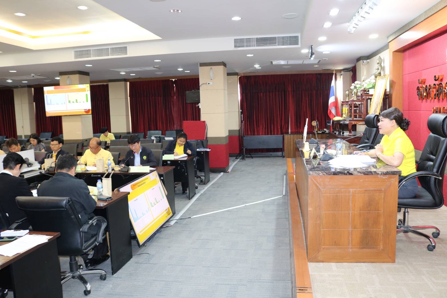 พช. ฉะเชิงเทรา ร่วมประชุมคณะกรรมการส่งเสริมวิสาหกิจชุมชน จังหวัดฉะเชิงเทรา