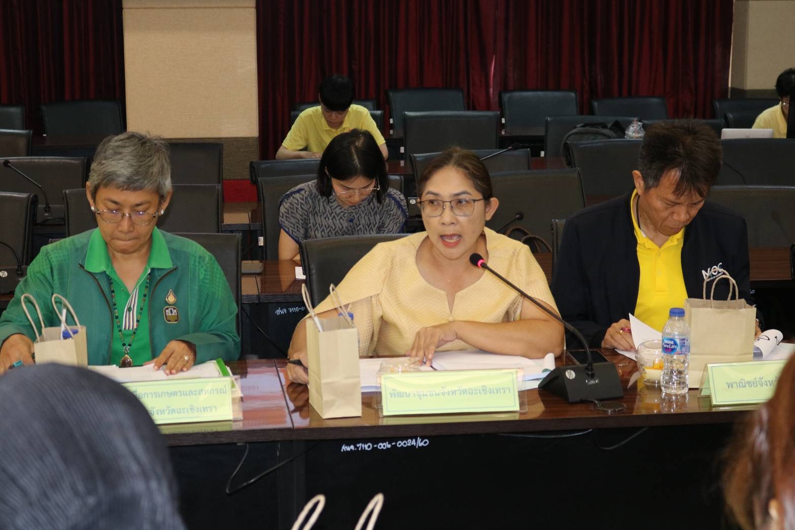 พช. ฉะเชิงเทรา ร่วมประชุมคณะกรรมการส่งเสริมวิสาหกิจชุมชน จังหวัดฉะเชิงเทรา