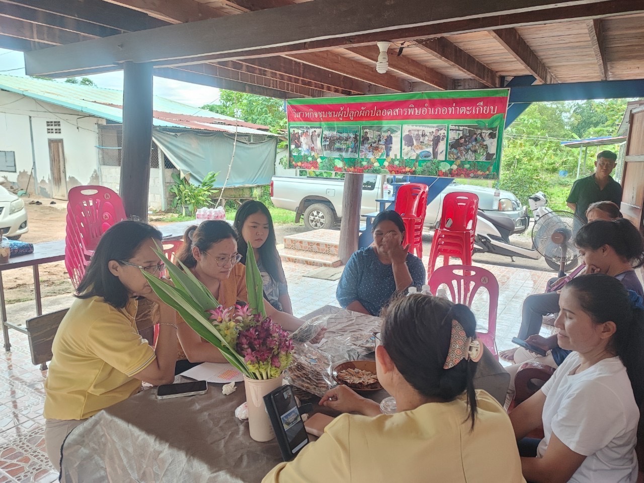 พช. ฉะเชิงเทรา ติดตาม สนับสนุนการดำเนินงานตามโครงการพัฒนาศักยภาพผู้ประกอบการสู่ยุค 4.0 กิจกรรมติดตามสนับสนุนการนำความรู้ไปประยุกต์ใช้ในการเพิ่มช่องทางการจำหน่าย