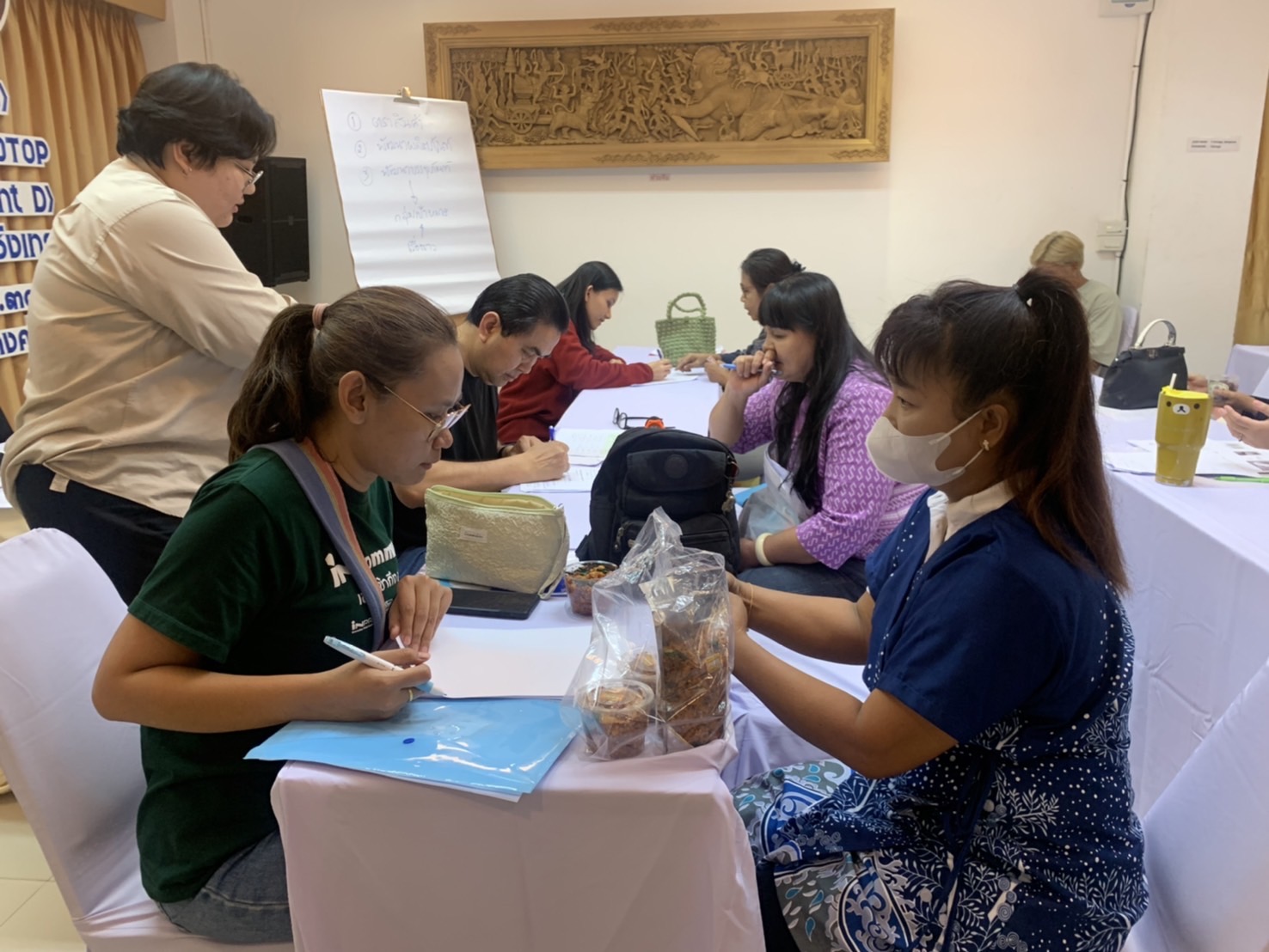 พช. ฉะเชิงเทรา ดำเนินโครงการพัฒนาผลิตภัณฑ์ OTOP กลุ่มปรับตัวสู่การพัฒนา (Quadrant D) ให้มีคุณภาพมาตรฐาน