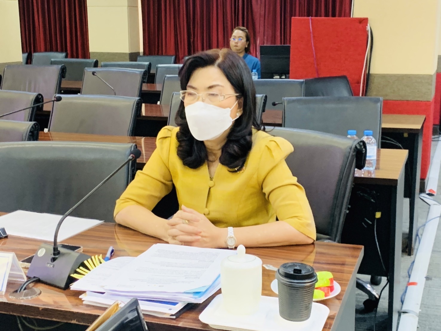 พช. ฉะเชิงเทรา จัดการประชุมคณะกรรมการคัดเลือกองค์กรและบุคคลต้นแบบทางด้านการส่งเสริมการแต่งกายด้วยผ้าไทยและผ้าอัตลักษณ์ประจำจังหวัด ของจังหวัดฉะเชิงเทรา ประจำปีงบประมาณ พ.ศ. 2567 ภายใต้โครงการ 8 ริ้ว Soft Power ส่งเสริมการใช้การสวมใส่ผ้าไทยให้สนุก