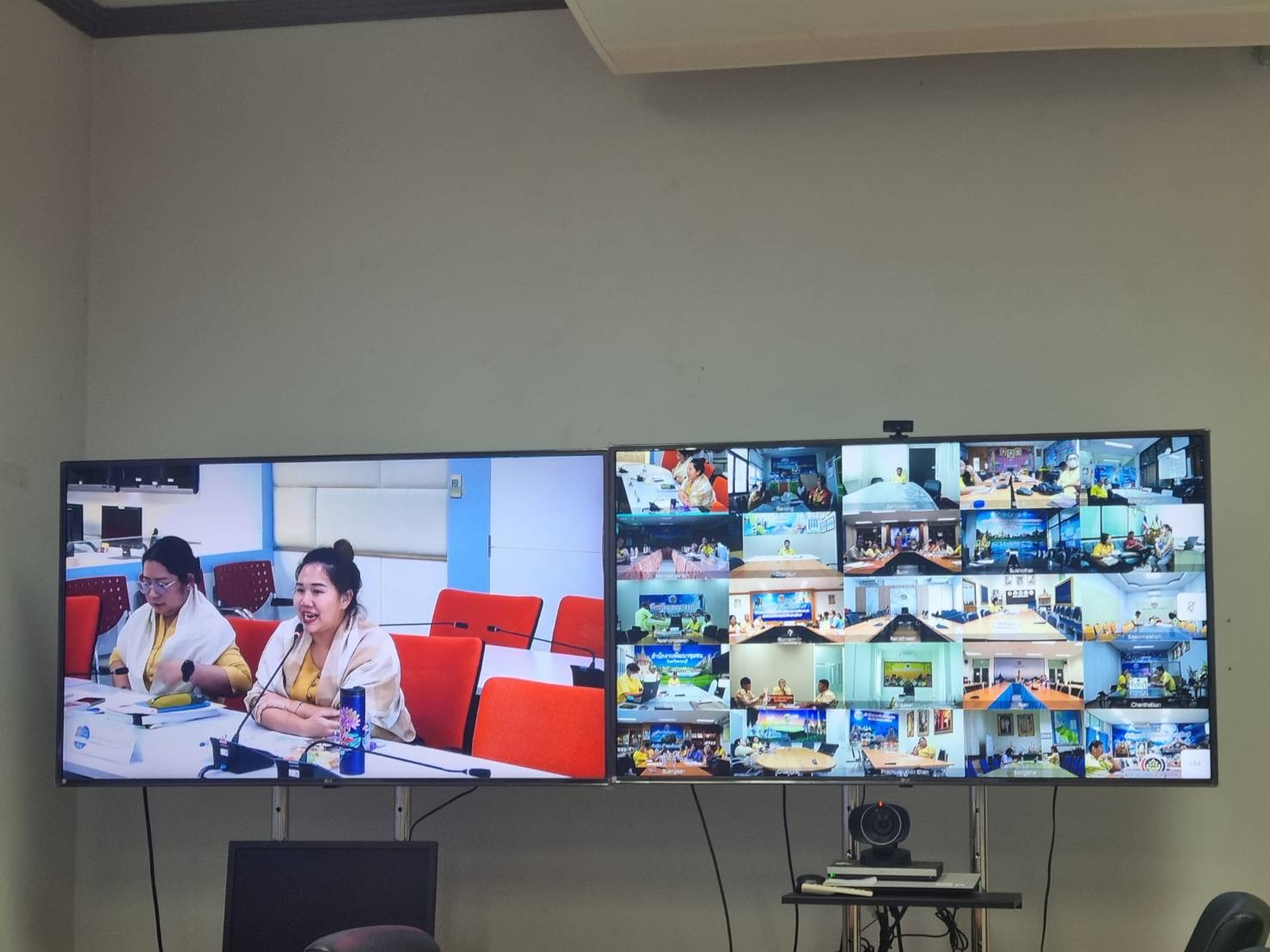 💥 พช. ฉะเชิงเทรา ร่วมประชุมชี้แจงแบบสำรวจข้อมูลสถานะศูนย์เรียนรู้การพัฒนาคุณภาพชีวิตตามหลักทฤษฎีใหม่ ประยุกต์สู่ “โคก หนอง นา” ผ่านระบบวิดีทัศน์ทางไกล (Video Conferen