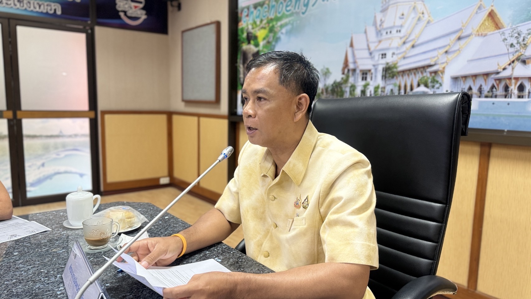 พช. ฉะเชิงเทรา ประชุมคณะทำงานดำเนินกิจกรรมมหกรรมความสำเร็จการขจัดความยากจนและพัฒนาคนทุกช่วงวัยอย่างยั่งยืนตามหลักปรัชญาของเศรษฐกิจพอเพียงจังหวัดฉะเชิงเทรา ครั้งที่ 1/2567