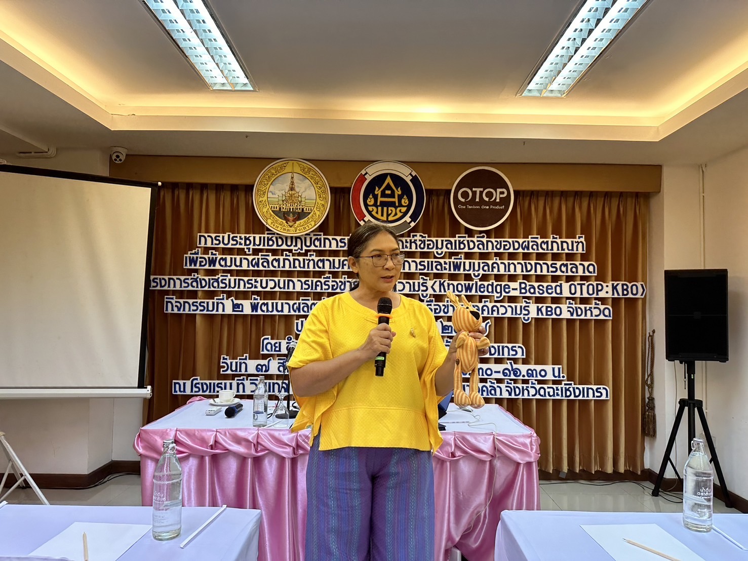โครงการส่งเสริมกระบวนการเครือข่ายองค์ความรู้ (Knowledge – Based OTOP : KBO) กิจกรรมพัฒนาผลิตภัณฑ์ OTOP โดยเครือข่ายองค์ความรู้ KBO