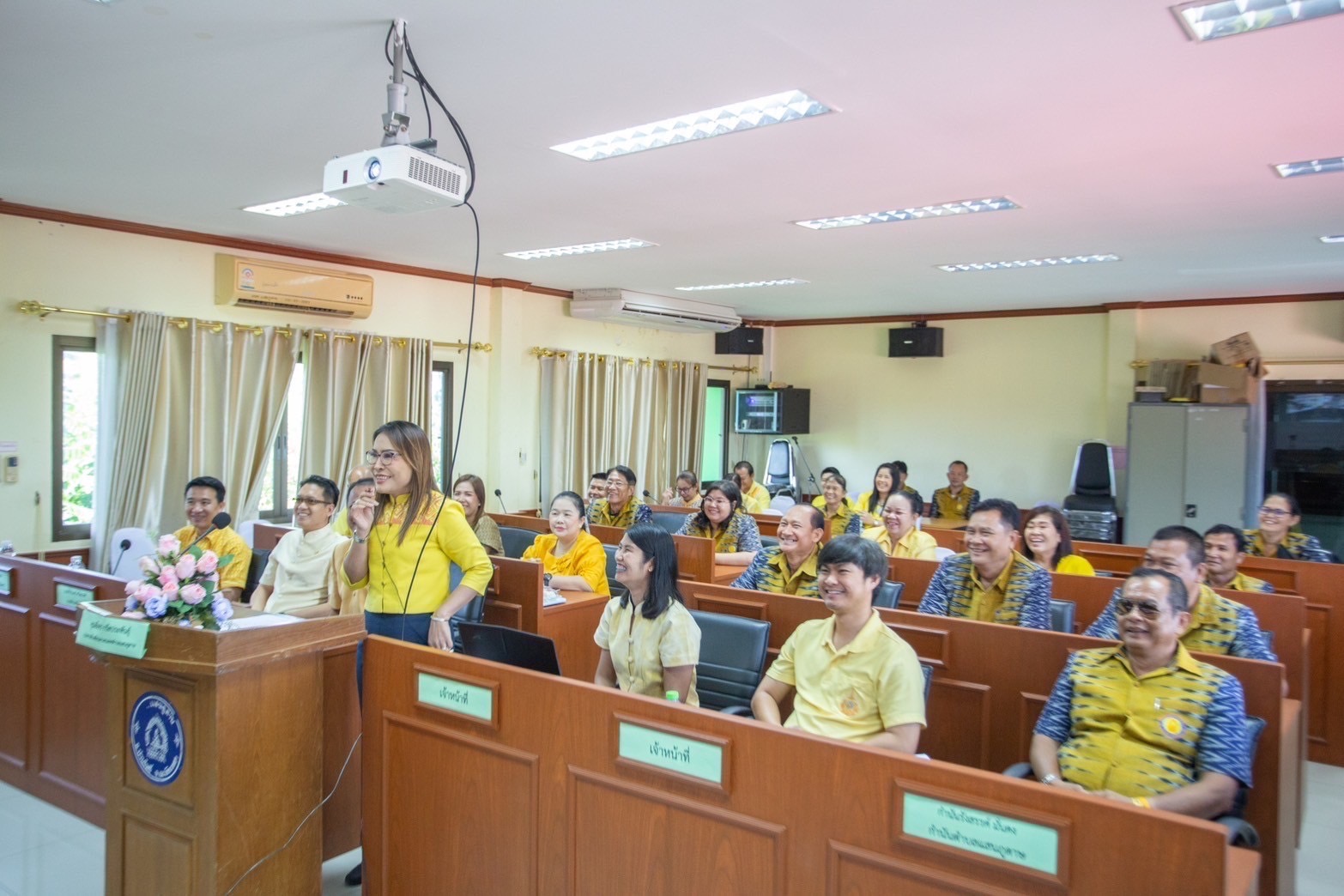 พช.ฉะเชิงเทรา ร่วมกับทีมสารสนเทศตำบลแสนภูดาษ เข้ารับการประกวดการจัดทำสารสนเทศตำบลต้นแบบเพื่อพัฒนาคุณภาพชีวิต ระดับประเทศ