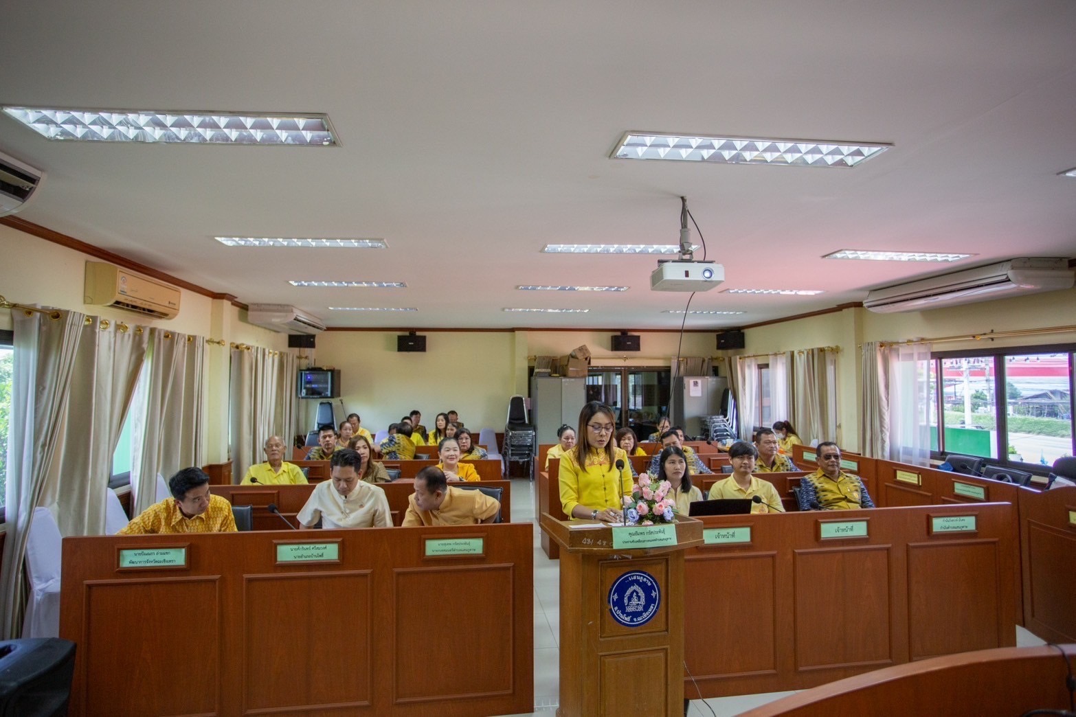 พช.ฉะเชิงเทรา ร่วมกับทีมสารสนเทศตำบลแสนภูดาษ เข้ารับการประกวดการจัดทำสารสนเทศตำบลต้นแบบเพื่อพัฒนาคุณภาพชีวิต ระดับประเทศ