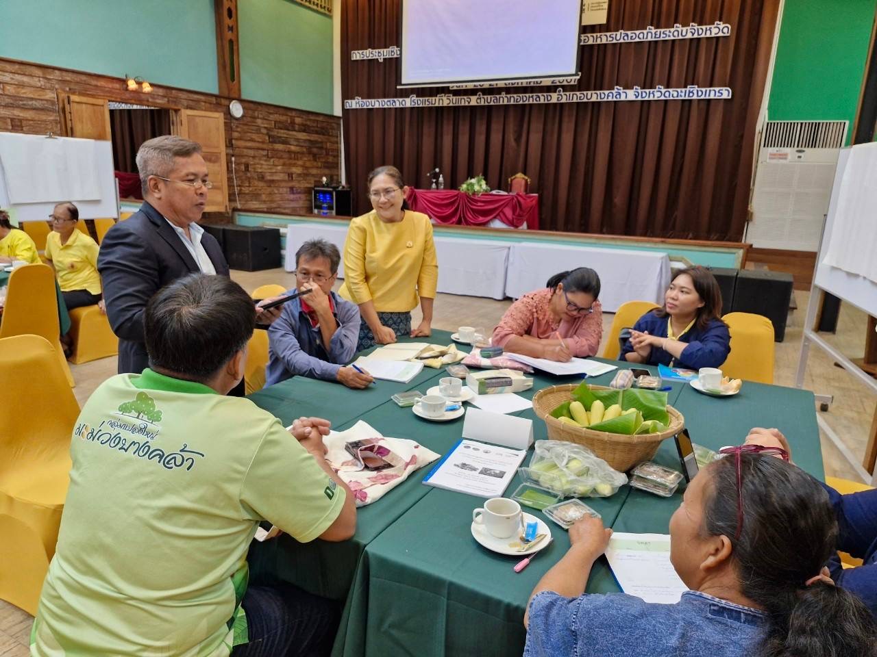 พช.ฉะเชิงเทรา จัดการประชุมเชิงปฏิบัติการส่งเสริมการสร้างรายได้จากกิจการอาหารปลอดภัยระดับจังหวัด วันที่ 21สิงหาคม 2567 ณ ห้องบางตลาด โรงแรม ที วินเทจ ตำบลท่าทองหลาง อำเภอบางคล้า จังหวัดฉะเชิงเทรา