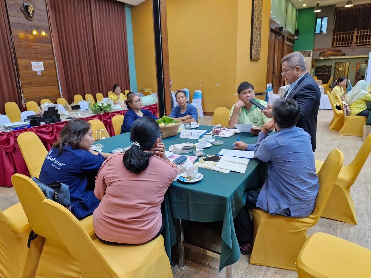 พช.ฉะเชิงเทรา จัดการประชุมเชิงปฏิบัติการส่งเสริมการสร้างรายได้จากกิจการอาหารปลอดภัยระดับจังหวัด วันที่ 21สิงหาคม 2567 ณ ห้องบางตลาด โรงแรม ที วินเทจ ตำบลท่าทองหลาง อำเภอบางคล้า จังหวัดฉะเชิงเทรา