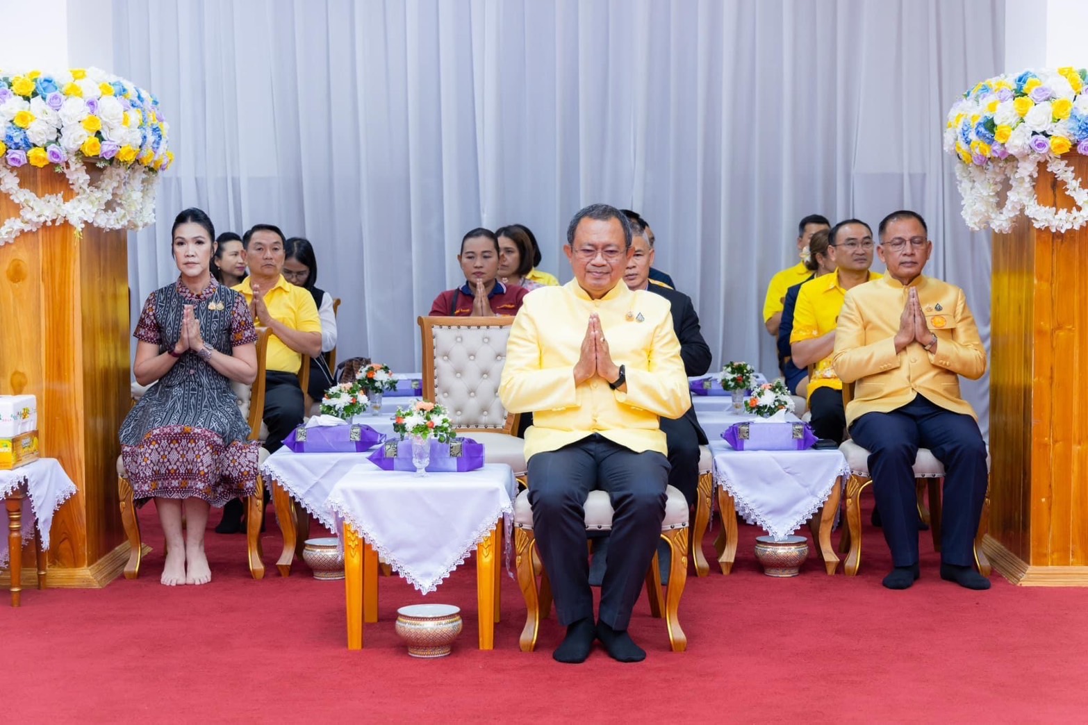 🙏🏻พช.ฉะเชิงเทรา ร่วมพิธีบำเพ็ญกุศล