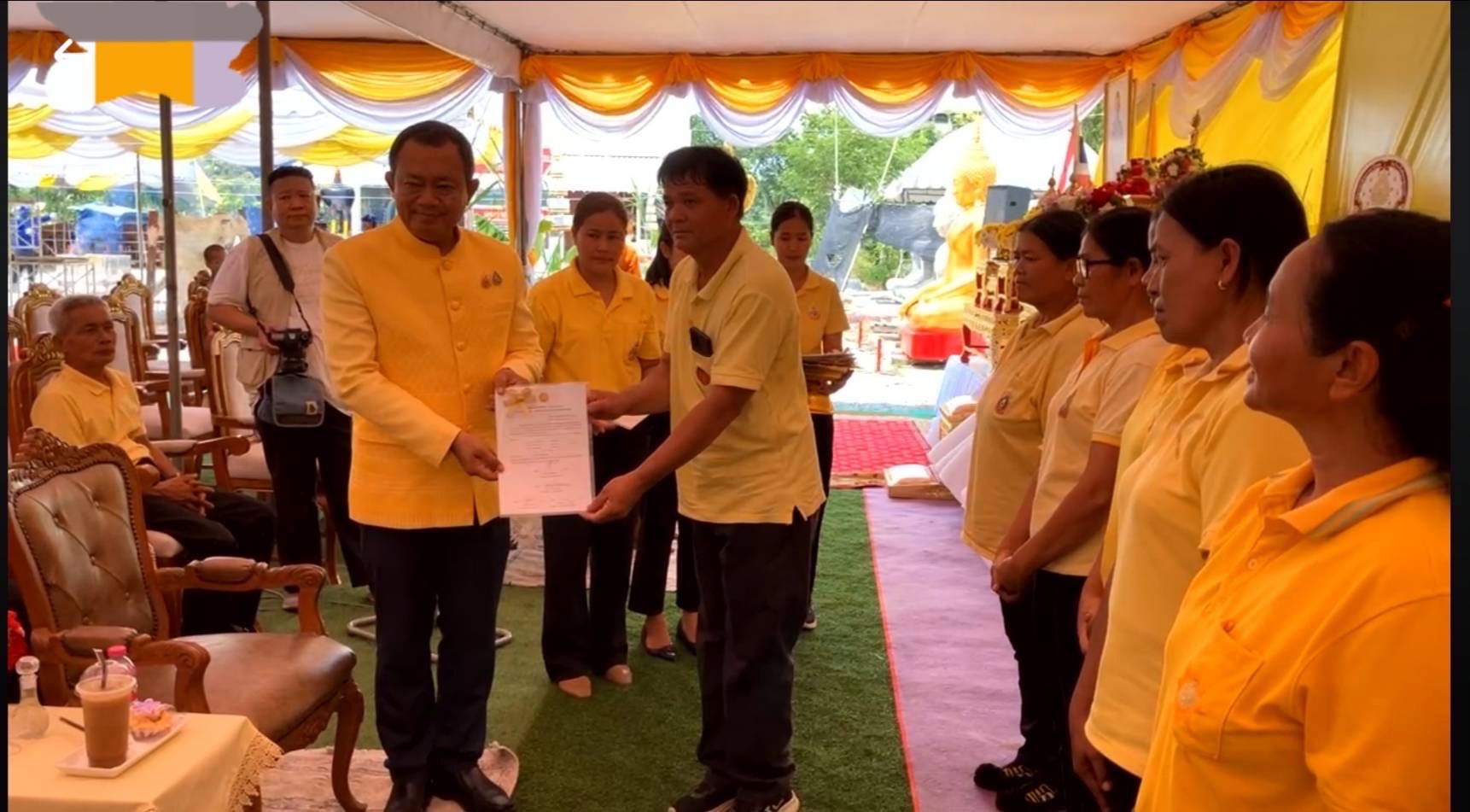 พช. ฉะเชิงเทรา ร่วมแสดงมุทิตาจิตพระภาวนาประชานุกูล วิ. ในโอกาส ได้รับพระราชทานเลื่อนสมณศักดิ์เป็น พระราชวัชรภาวนาโกศล วิ. เจ้าอาวาสวัดวีระโชติธรรมาราม