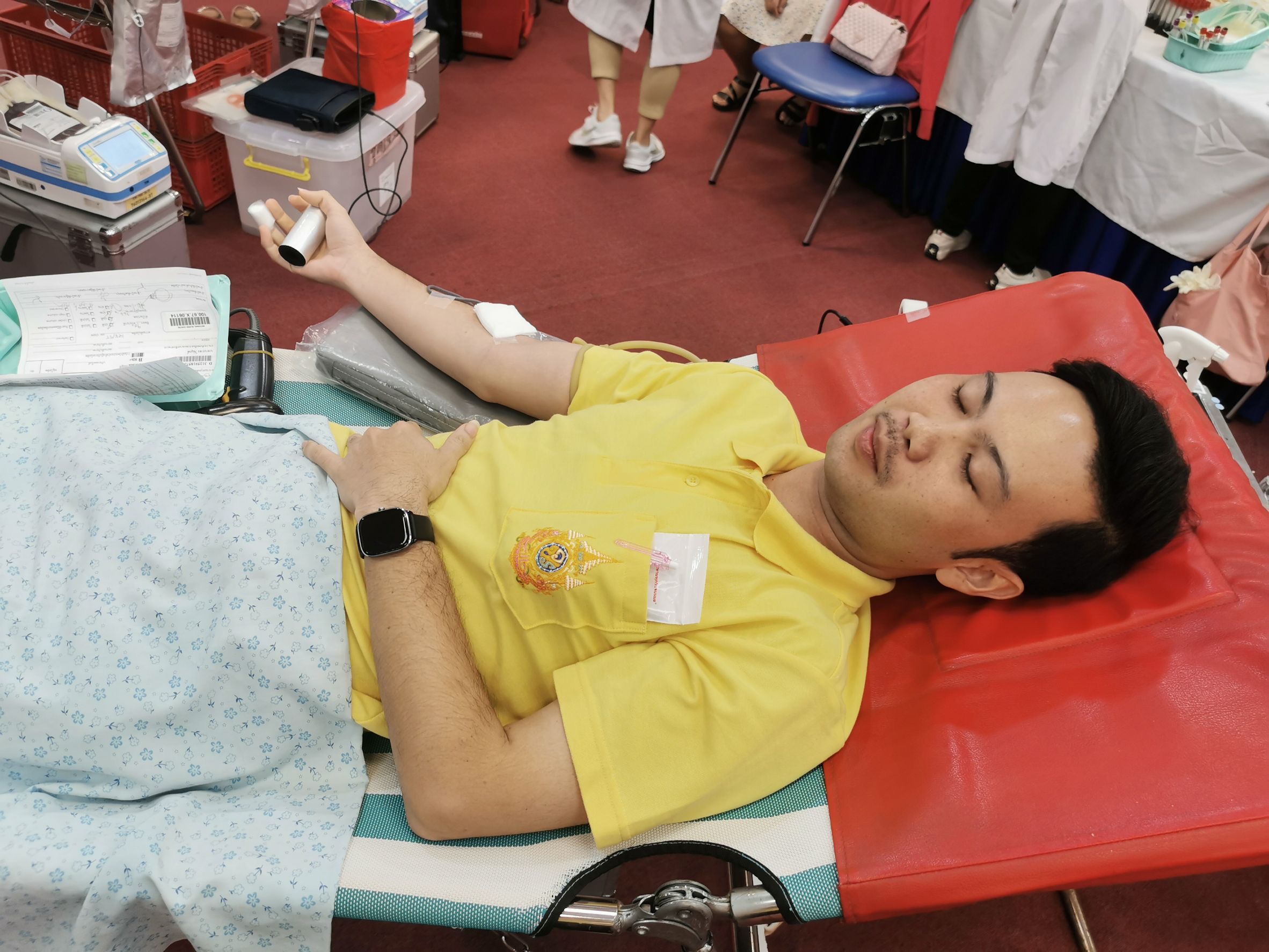 พช. แปดริ้ว ร่วมบริจาคโลหิตถวายเป็นพระราชกุศล ครั้งที่ 4/2567