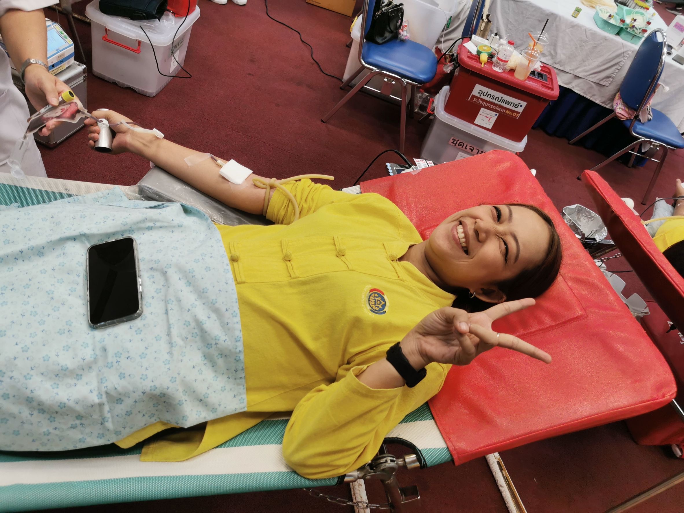 พช. แปดริ้ว ร่วมบริจาคโลหิตถวายเป็นพระราชกุศล ครั้งที่ 4/2567