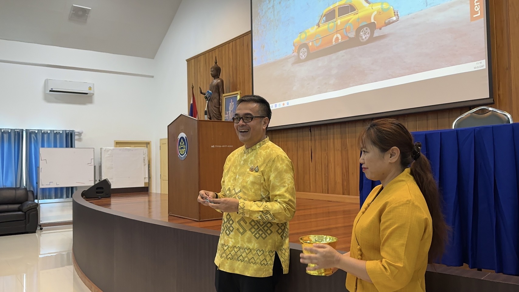 พช. ฉะเชิงเทรา ร่วมประชุมเชิงปฏิบัติการตรวจติดตามผลการดำเนินงานของหน่วยรับตรวจรายไตรมาส ไตรมาสที่ 4