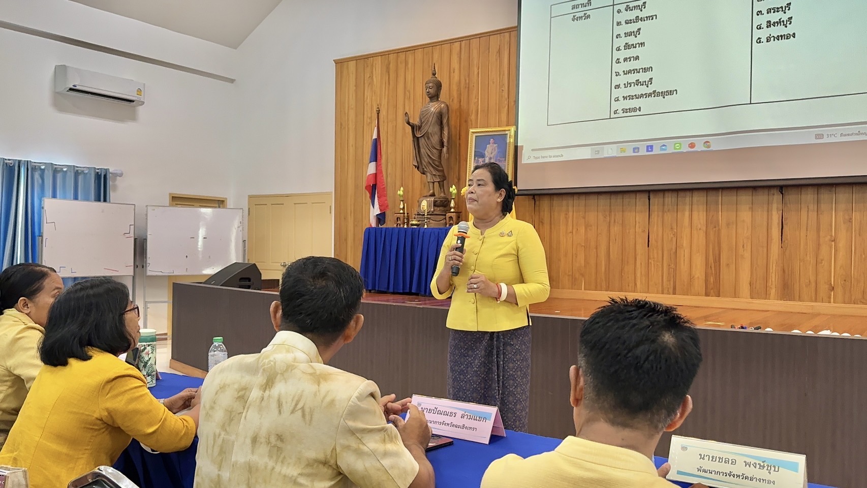 พช. ฉะเชิงเทรา ร่วมประชุมเชิงปฏิบัติการตรวจติดตามผลการดำเนินงานของหน่วยรับตรวจรายไตรมาส ไตรมาสที่ 4